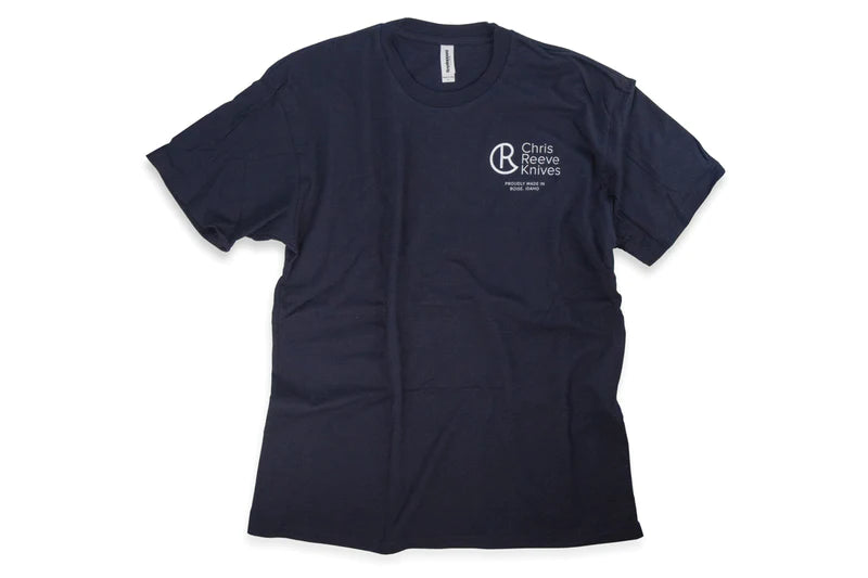 Chris Reeve CRK 1127 Shop Tee - Midweight Cotton T-Shirt in Navy Blue - Size 2XL for Men - Comfortable Workwear & Casual Everyday Wear