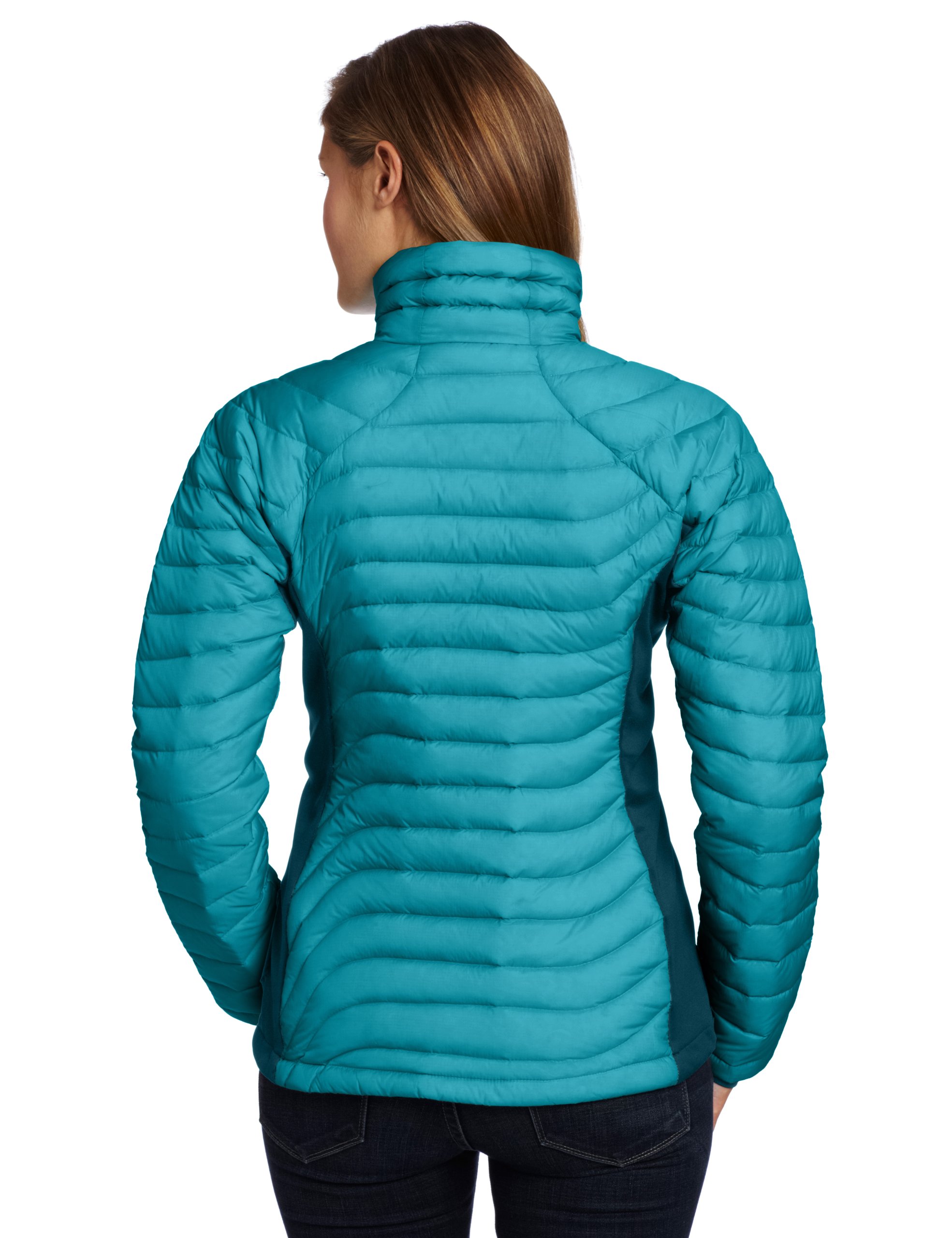 Columbia Women's Powerfly Hybrid Down Jacket - Lightweight Waterproof Winter Coat for Hiking, Skiing & Outdoor Activities
