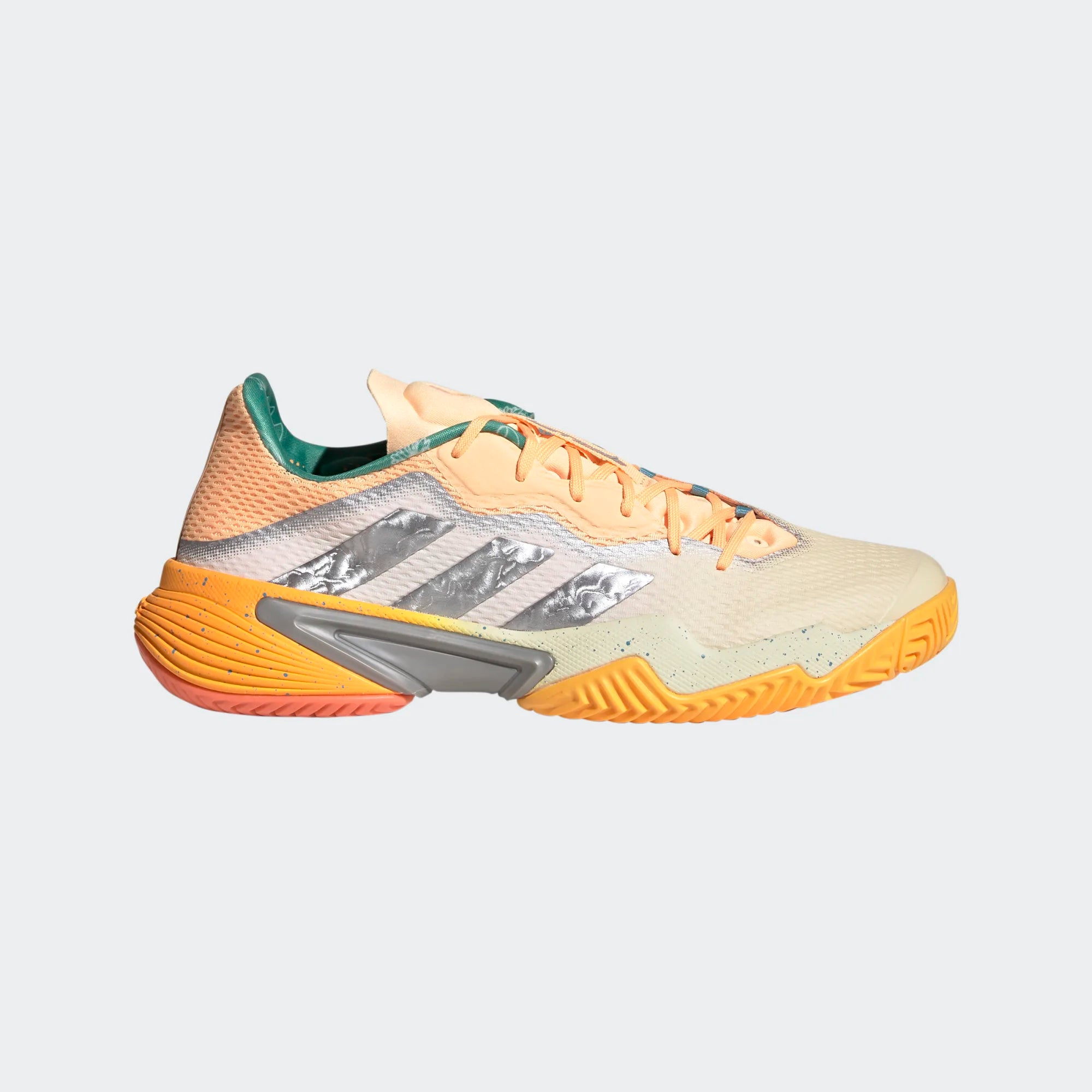adidas Barricade men tennis shoes   Orange/Yellow/Green HQ8416