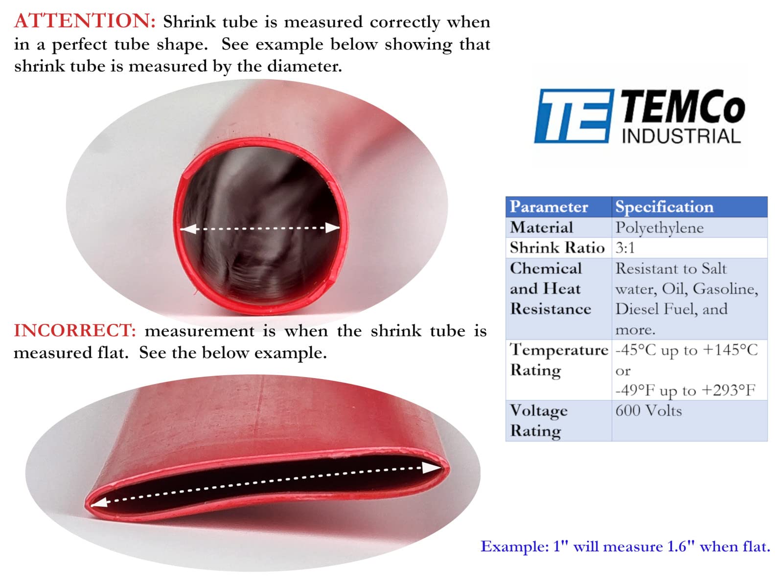 5-Pack TEMCo 1/4