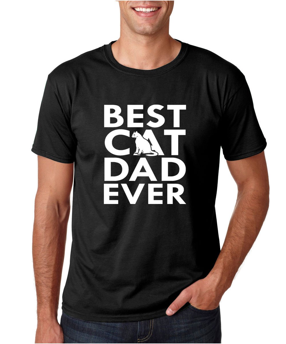 Funny Cat Dad Shirt - Best Cat Owner Ever T-Shirt for Men | Gift for Cat Lovers | Perfect for Father's Day & Casual Wear