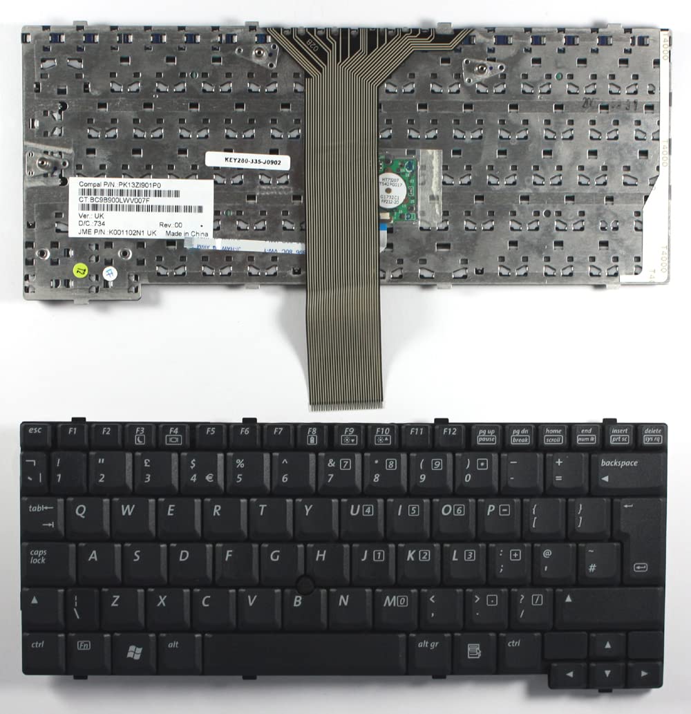 HP 332940 Replacement Laptop Keyboard - UK Layout with Pointer, Black | Compatible with HP Laptops | Perfect for Typing, Gaming & Office Work