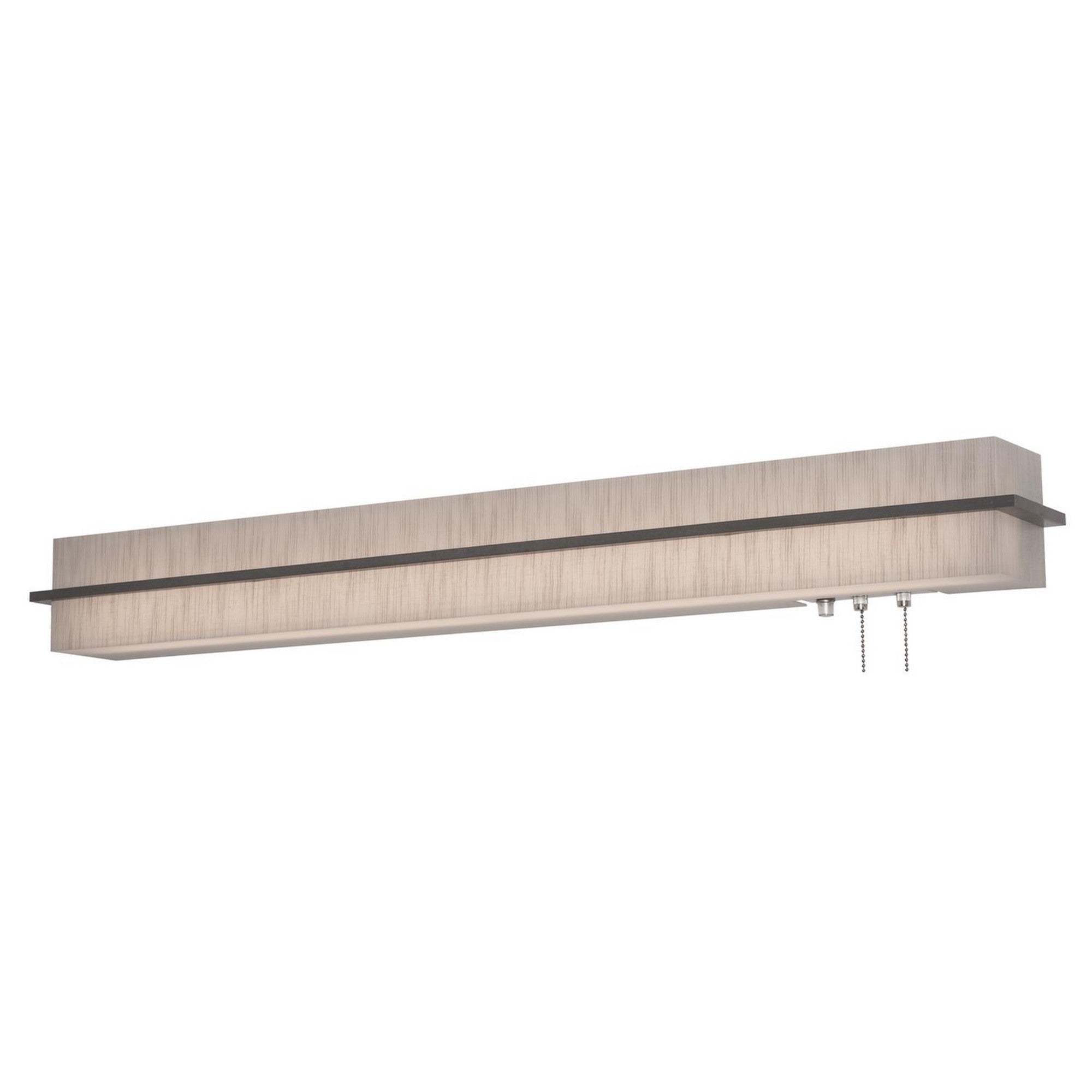 Apex 38 LED Overbed Wall Light with Adjustable Brightness - Jute/Weathered Grey Finish - Perfect for Bedroom Reading & Nighttime Ambience
