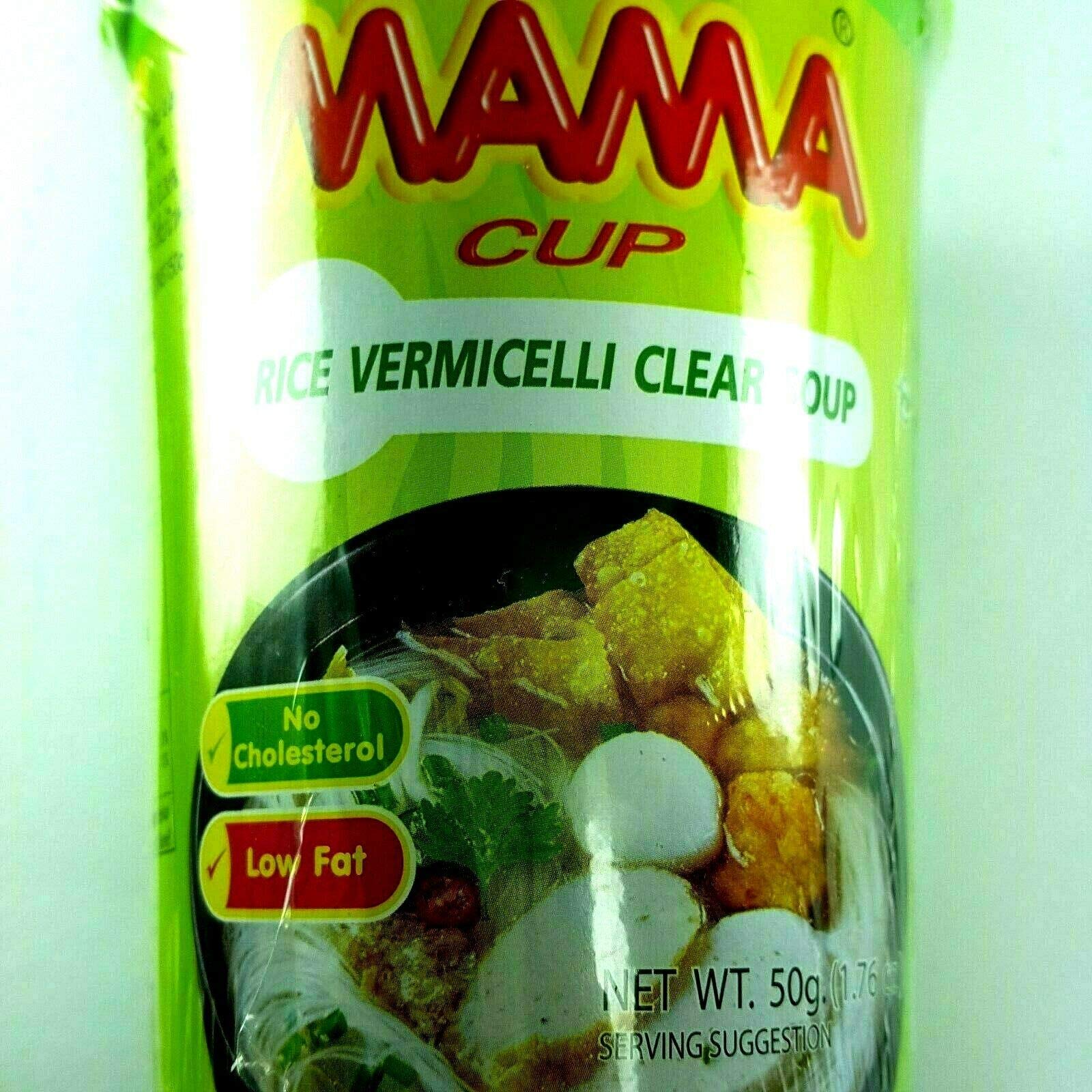 3-Pack Thai Instant Rice Vermicelli Noodles - Clear Soup Flavor, Quick Cooking Cup Noodles for Office Lunch, College Dorm Meals & Emergency Food Supply