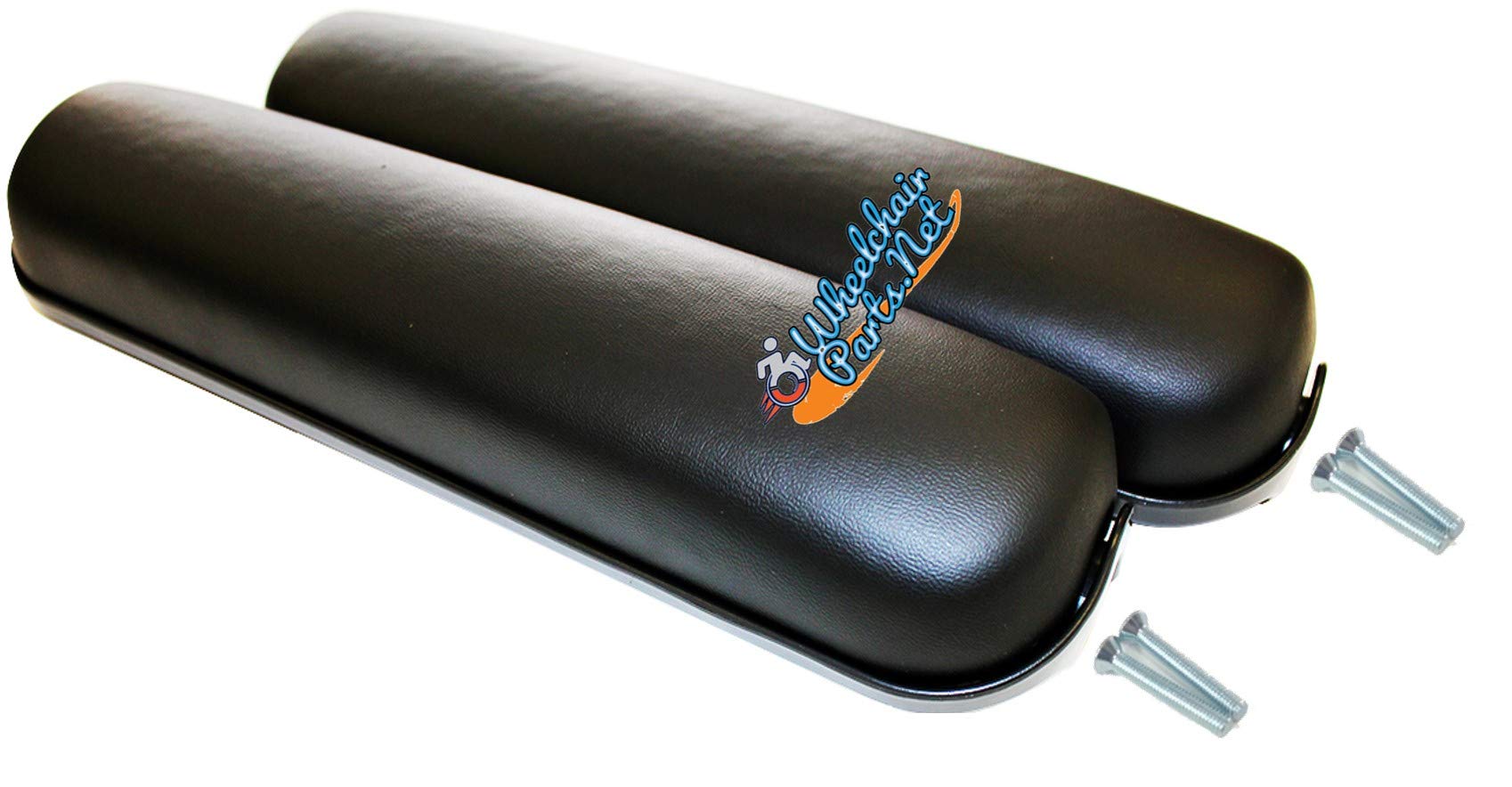 Black Padded Waterfall Armrest for Office Desk - Ergonomic Keyboard Tray Extension for Comfortable Typing - Perfect for Home Office, Gaming Setup & Computer Workstations