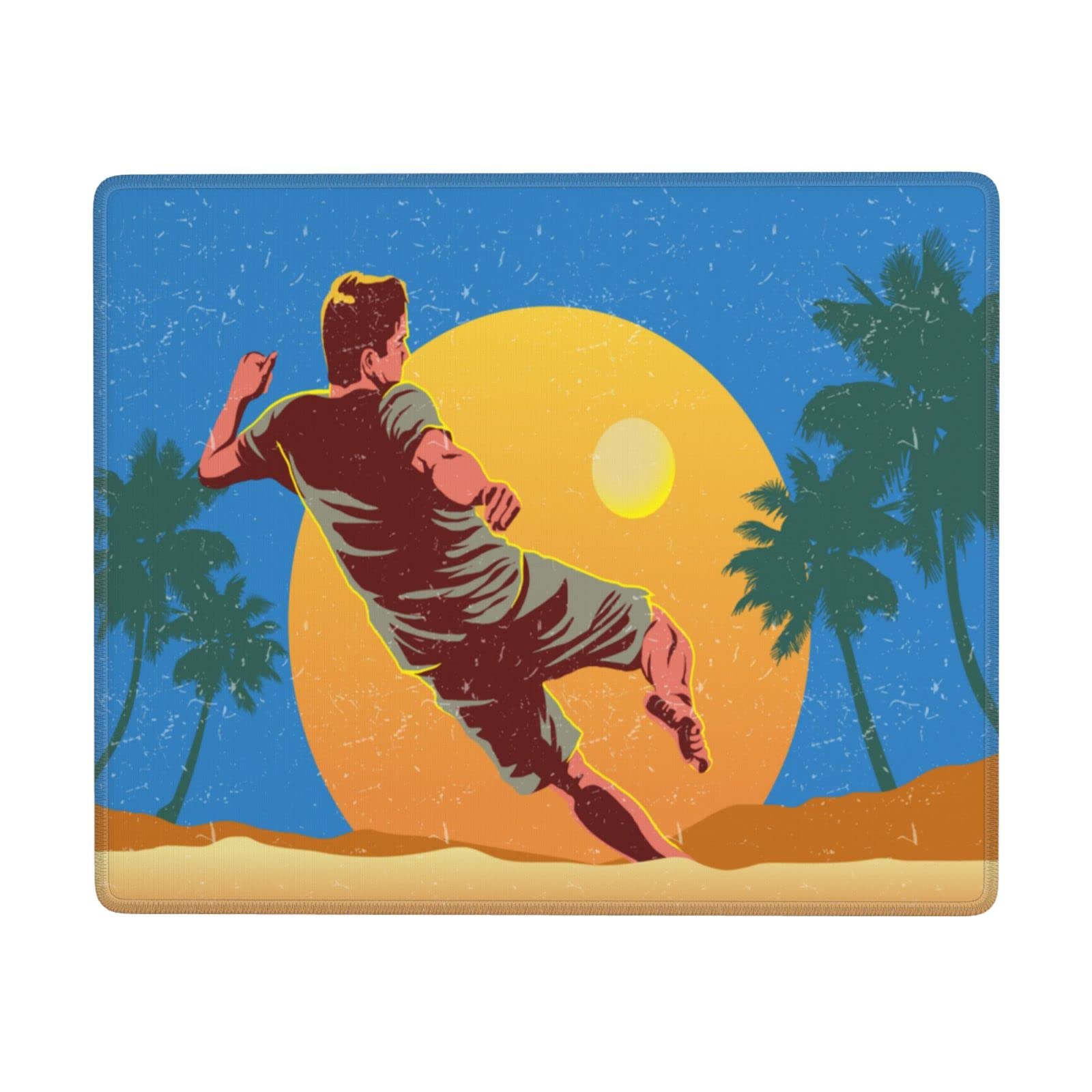SIYTUAU Cool Soccer Player Mouse Pad - Waterproof, Non-Slip Rubber Gaming Mouse Pad (7x9 inches) for Laptop & Office Use - Perfect for Soccer Fans & Gamers