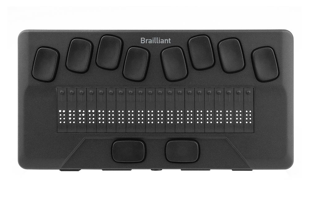 Brailliant BI 20X Refreshable Braille Display - 20-Cell Portable Braille Reader for Visually Impaired | Ideal for Education, Office Work & Digital Accessibility