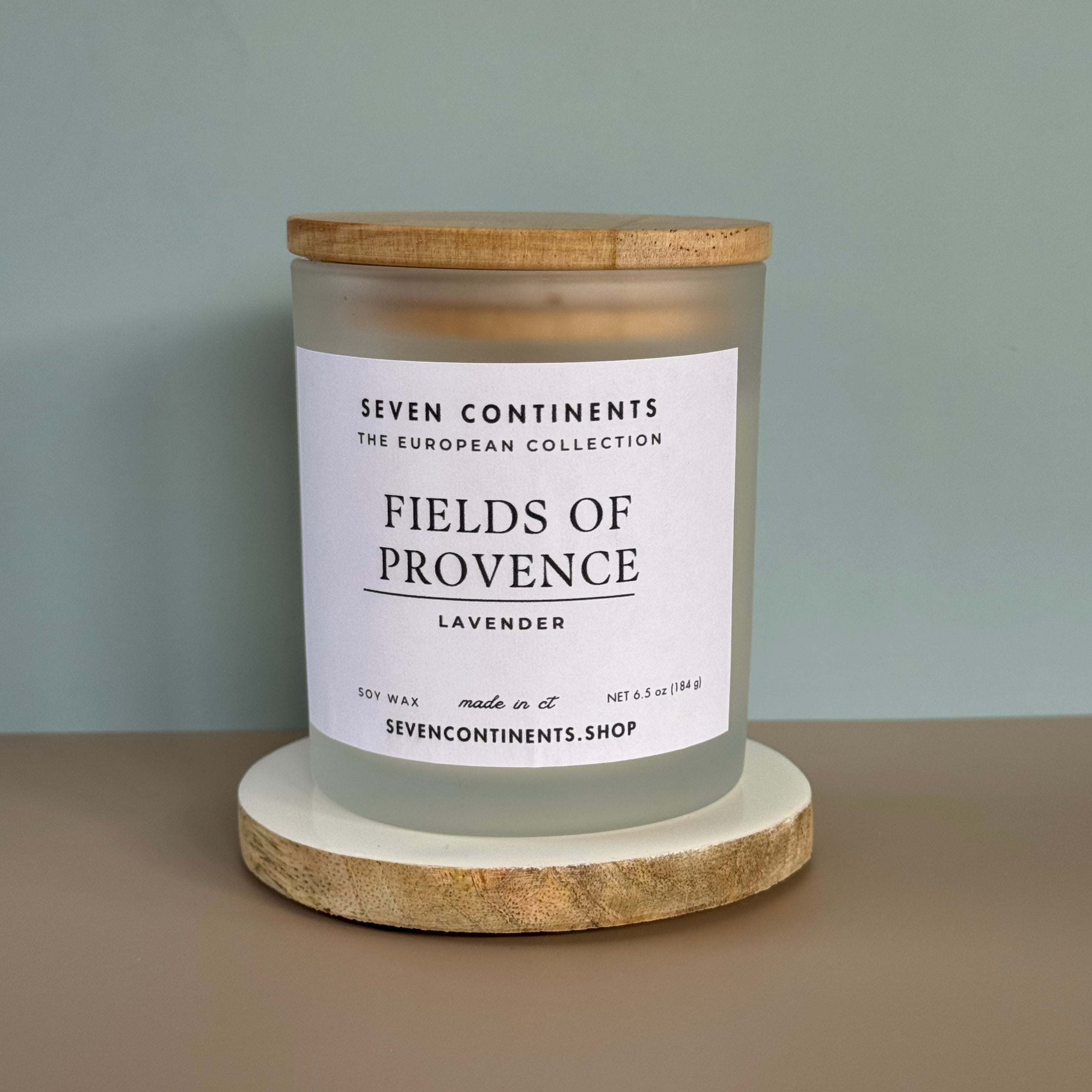 Fields of Provence Scented Candle - French Lavender & Herbal Aromatherapy Candle for Home, Relaxation & Gifts - Perfect for Bedroom, Bathroom & Meditation Spaces