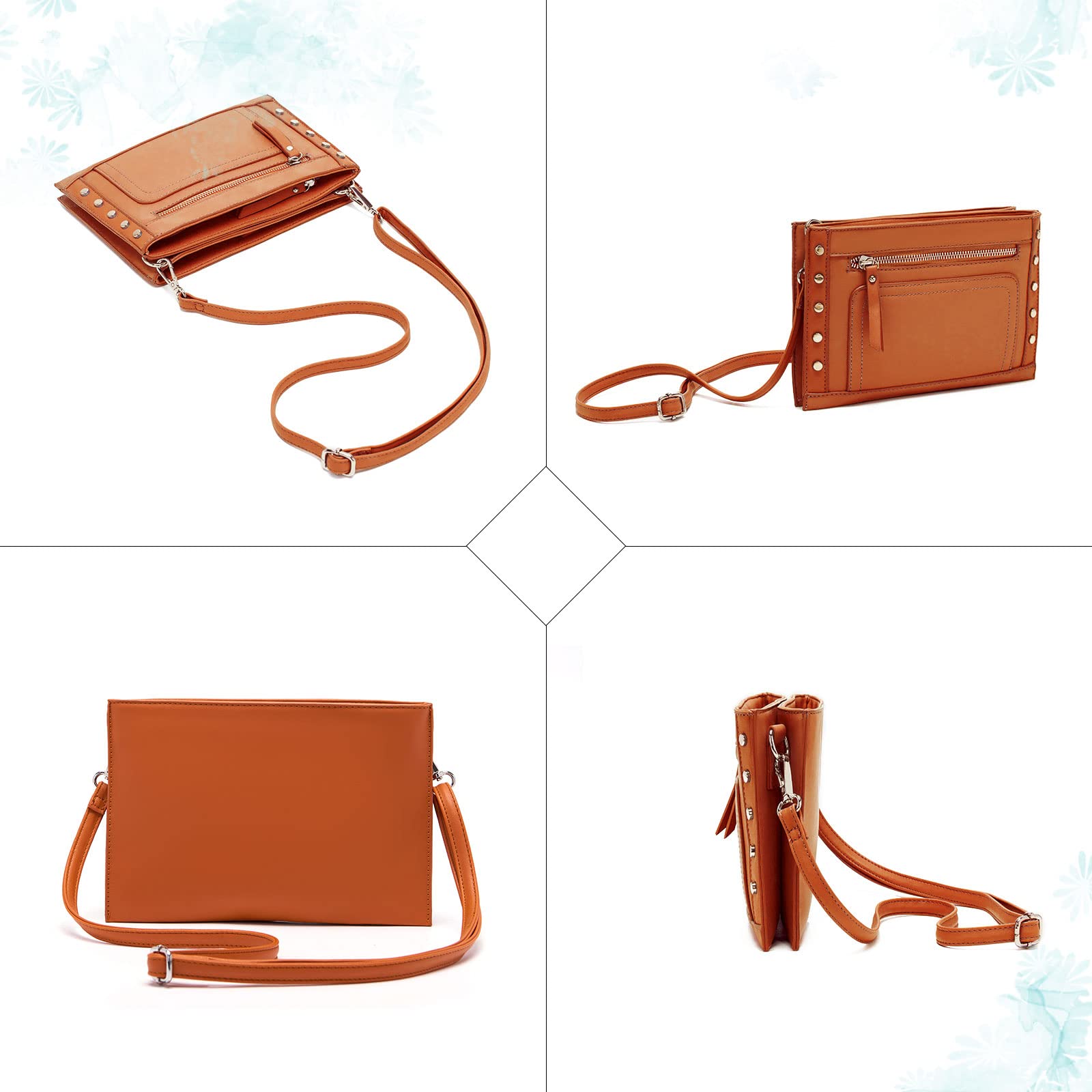 Women's PU Leather Crossbody Bag - Small Shoulder Purse for Phone & Wallet | Daily Use & Travel