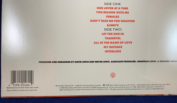Atlantic Starr - All In The Name Of Love Vinyl LP Album (NM/Mint Condition) | Rare Club Edition | Perfect for Collectors & Soul Music Lovers