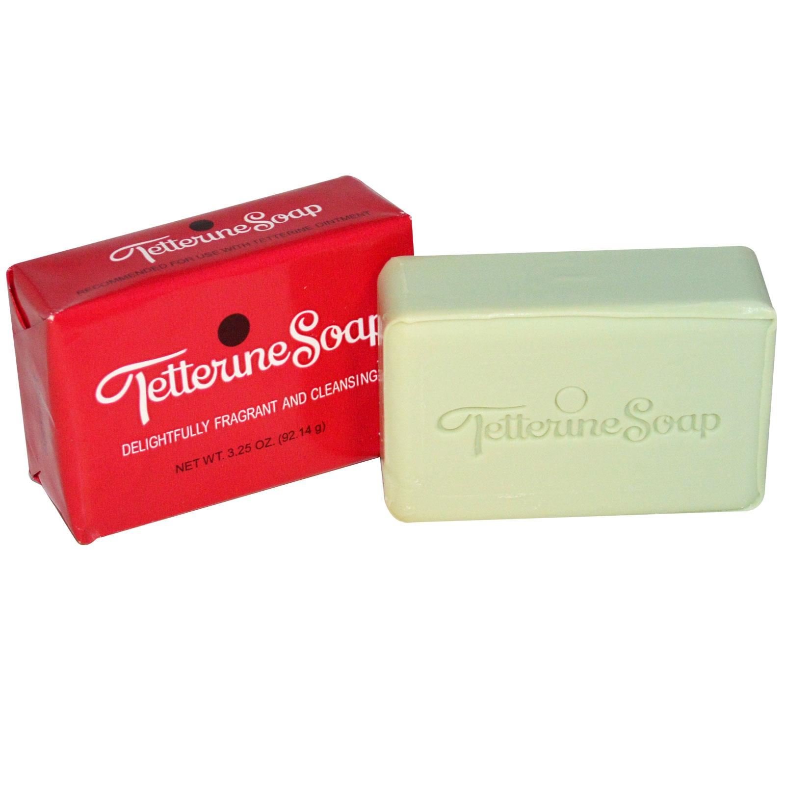 Tetterine Soap - 3.25 oz | Natural Antifungal & Antibacterial Soap for Skin Irritations | SSS Company | Ideal for Eczema, Ringworm & Athlete's Foot Relief
