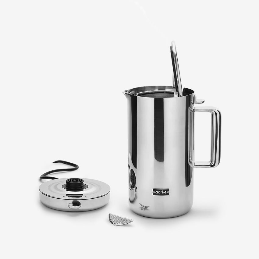Aarke Premium Electric Kettle - Fast Boiling Stainless Steel Water Heater for Tea & Coffee - Perfect for Home, Office & Kitchen Use