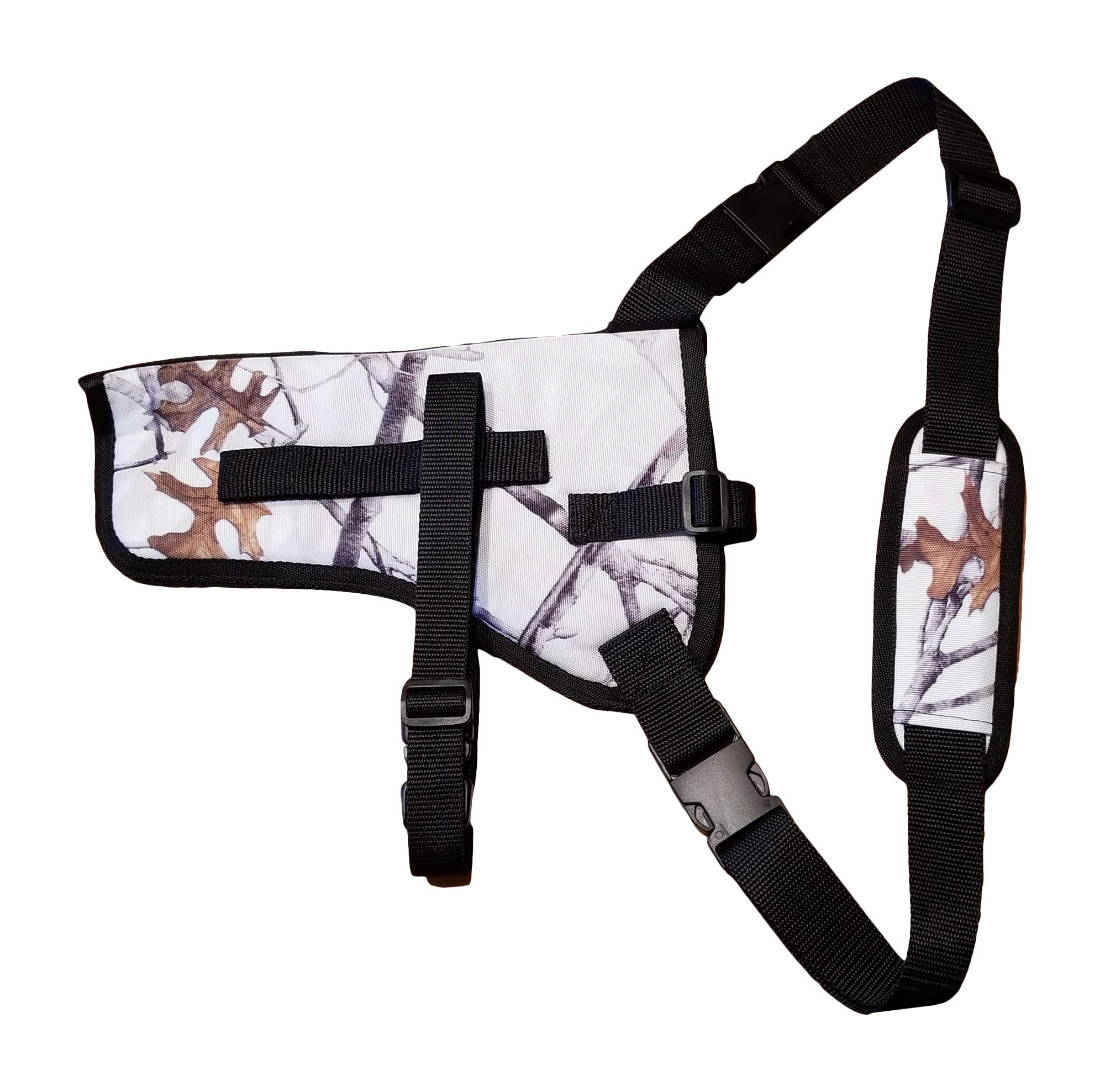 **Tactical Chest Gun Holster for Ruger Redhawk, Super Redhawk & Super Blackhawk Revolvers | Fits 5.5