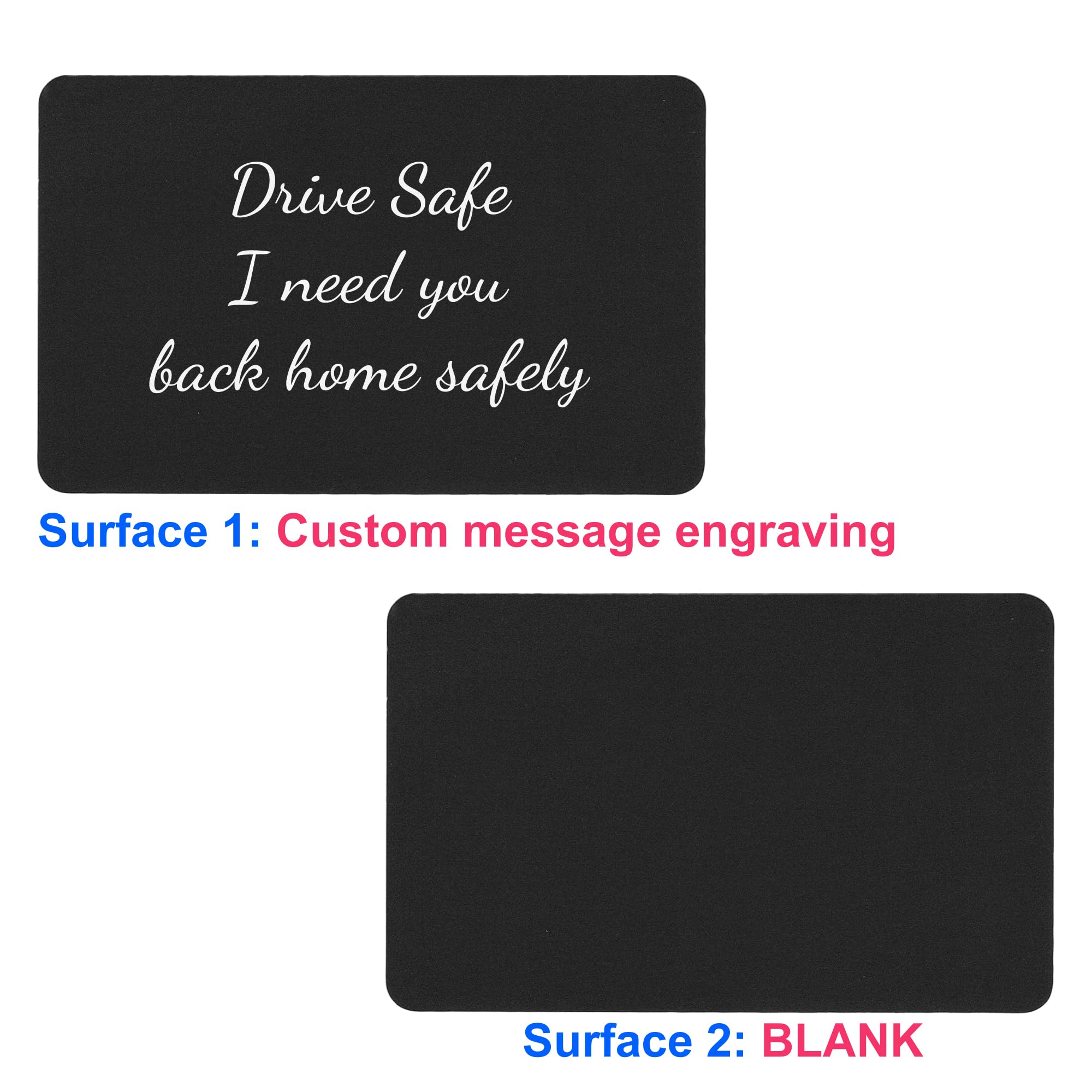 Personalized Engraved Wallet Insert Card with Photo & Text - Custom Love Message Gift for Anniversary, Valentine's Day & Special Occasions
