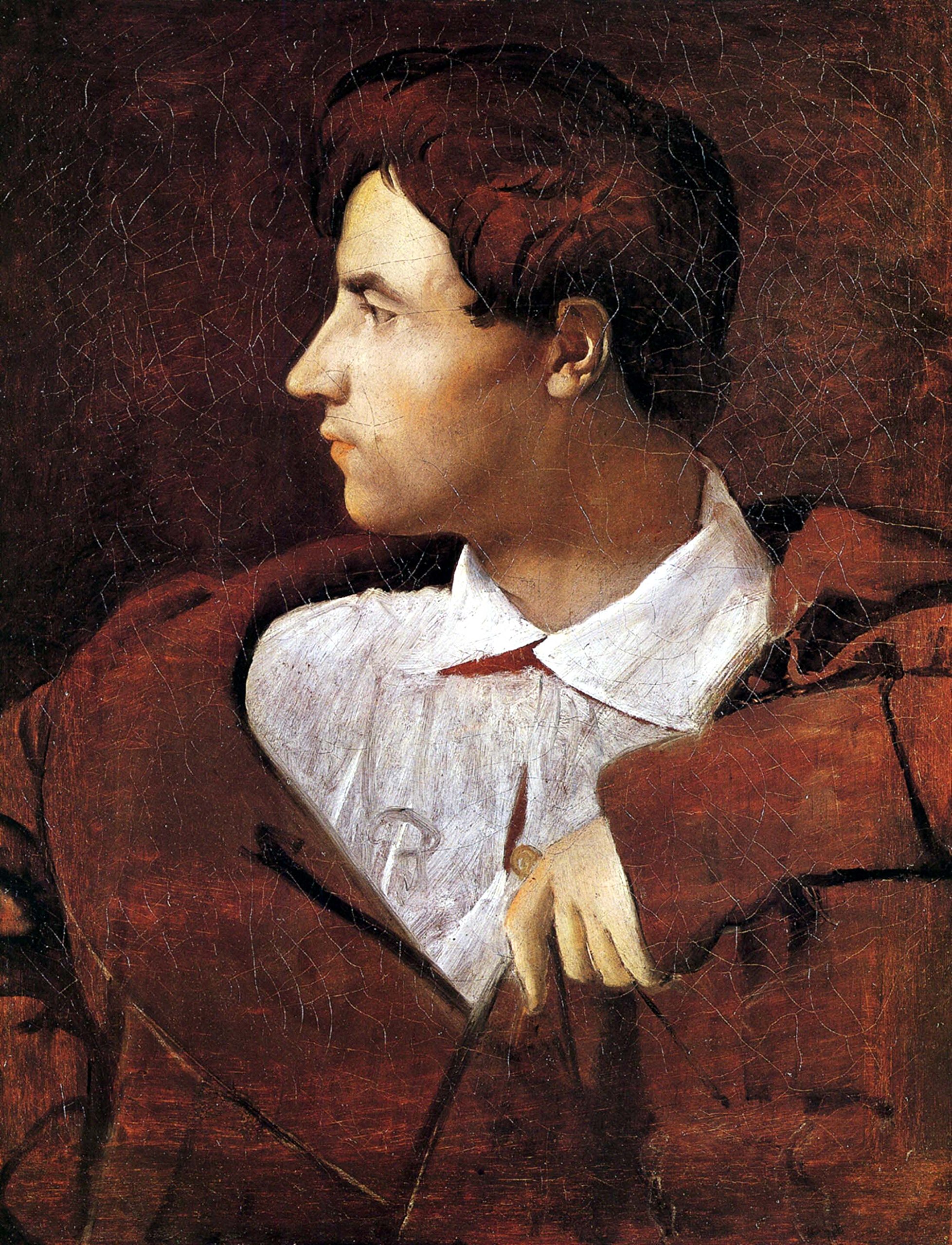 Jean Baptiste Desdeban by Jean-Auguste-Dominique Ingres - 20x25 Inch Museum-Quality Canvas Art Print - Perfect for Home Decor, Office Wall Art & Gift for Art Lovers