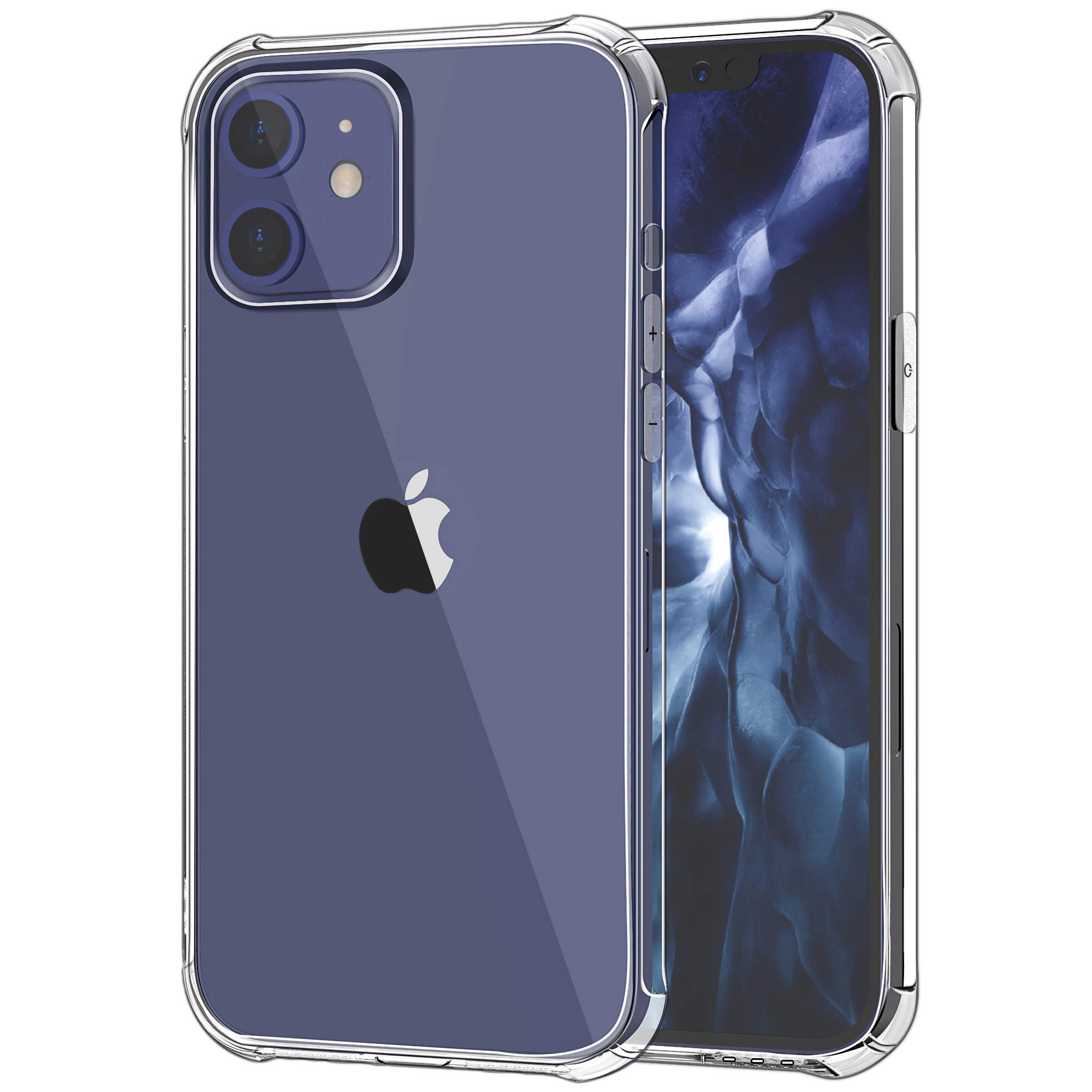 Ultra Clear Heavy Duty TPU Case for iPhone 12 Mini - Shockproof Transparent Protective Cover | Perfect for Everyday Use, Outdoor Activities & Travel Protection