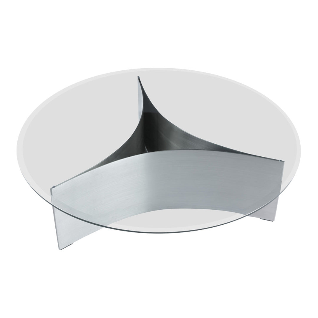 Modern Arc Coffee Table - Mid-Century Style Wooden Coffee Table for Living Room, Perfect for Home Decor & Small Spaces | Ideal for Coffee, Books & Living Room Essentials