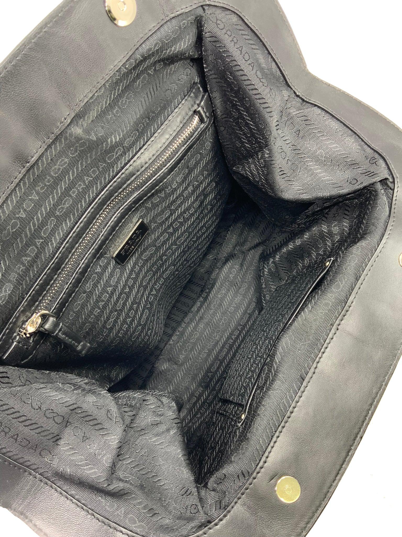 Prada Nappa Gaufre Large Frame Tote Bag - Premium Leather Handbag for Women, Luxury Designer Shoulder Bag - Perfect for Work, Travel & Everyday Use