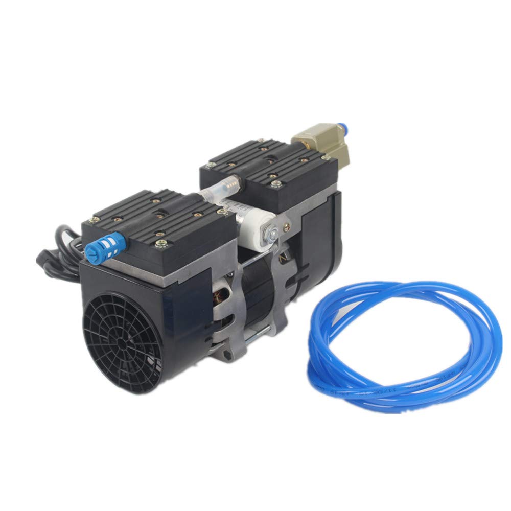 24L Oil-Free Diaphragm Vacuum Pump -95KPA, Lab/Medical Silent Air Pump with Filter for Dental, Chemistry & Industrial Applications