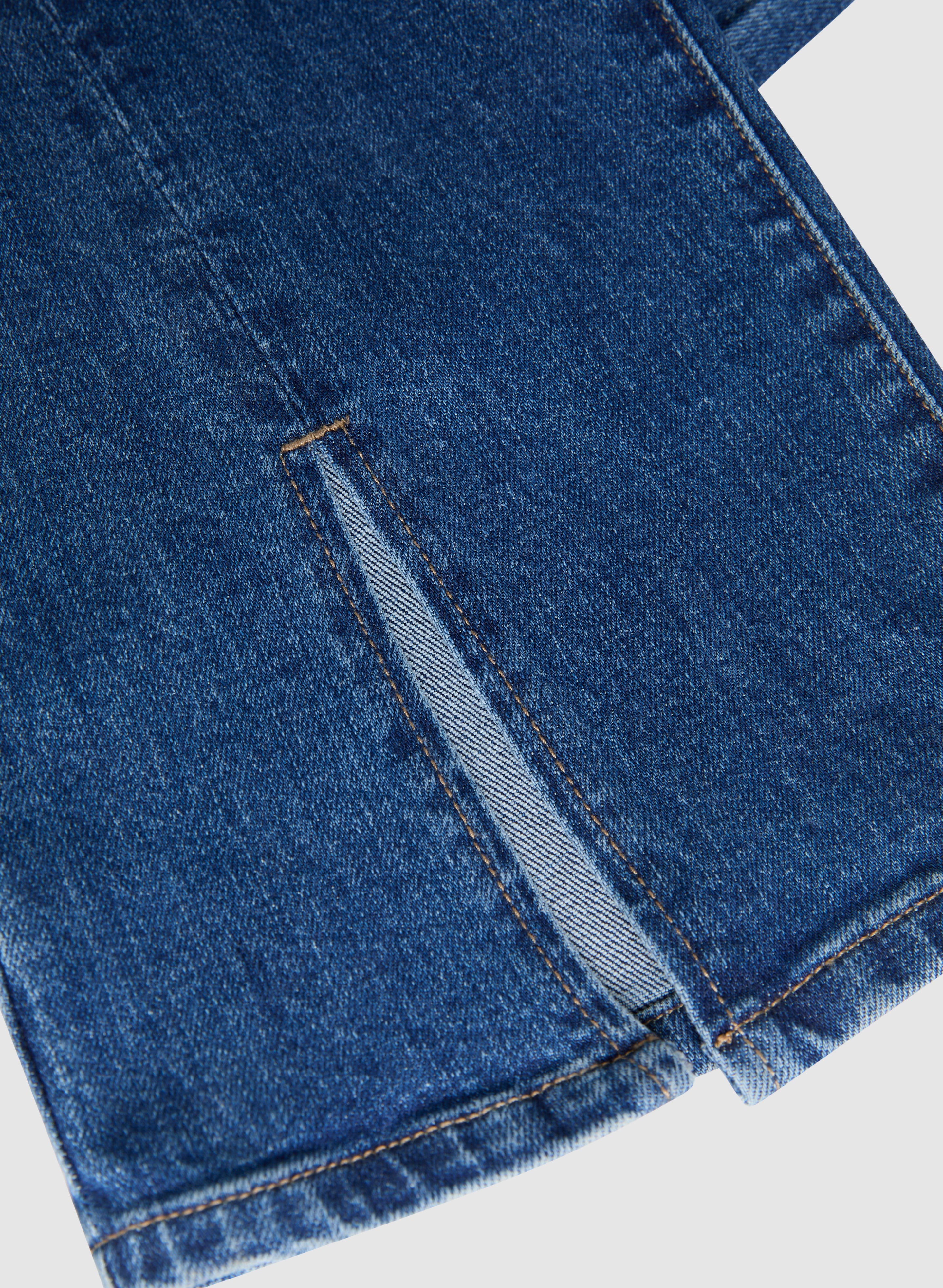 Flared Split Hem Jeans for Women - High Waist Bootcut Denim Pants with Side Slits | Perfect for Casual Outfits, Date Nights & Boho Style