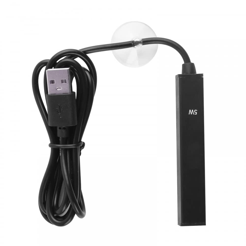 USB 5W Mini Aquarium Heater - Submersible Fish Tank Warmer for 0.5-2L Tanks | Safe for Betta & Small Fish