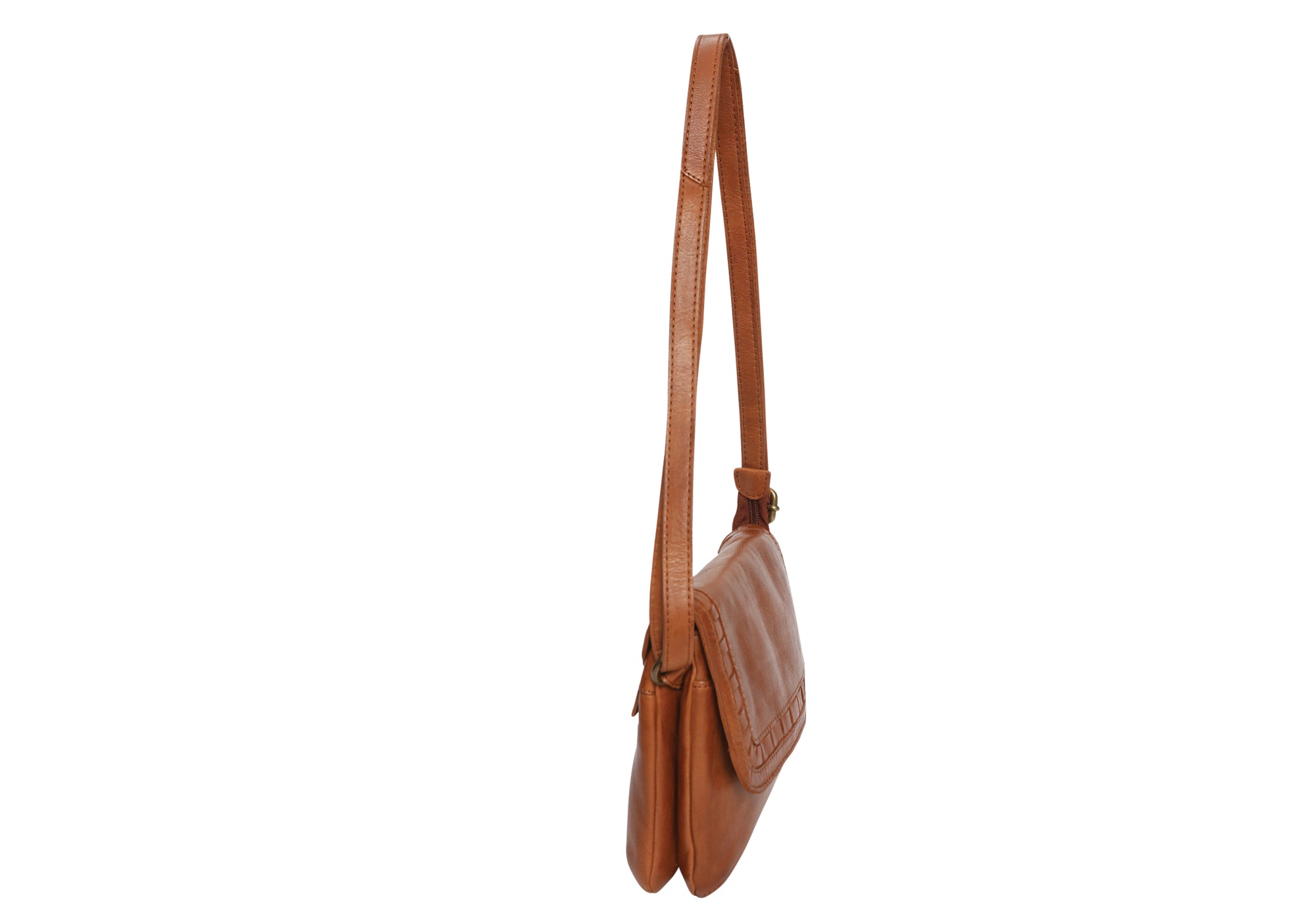 Vintage Leather Crossbody Bag for Women - Modapelle Style 7850 - Perfect for Everyday Use, Travel & Casual Outings