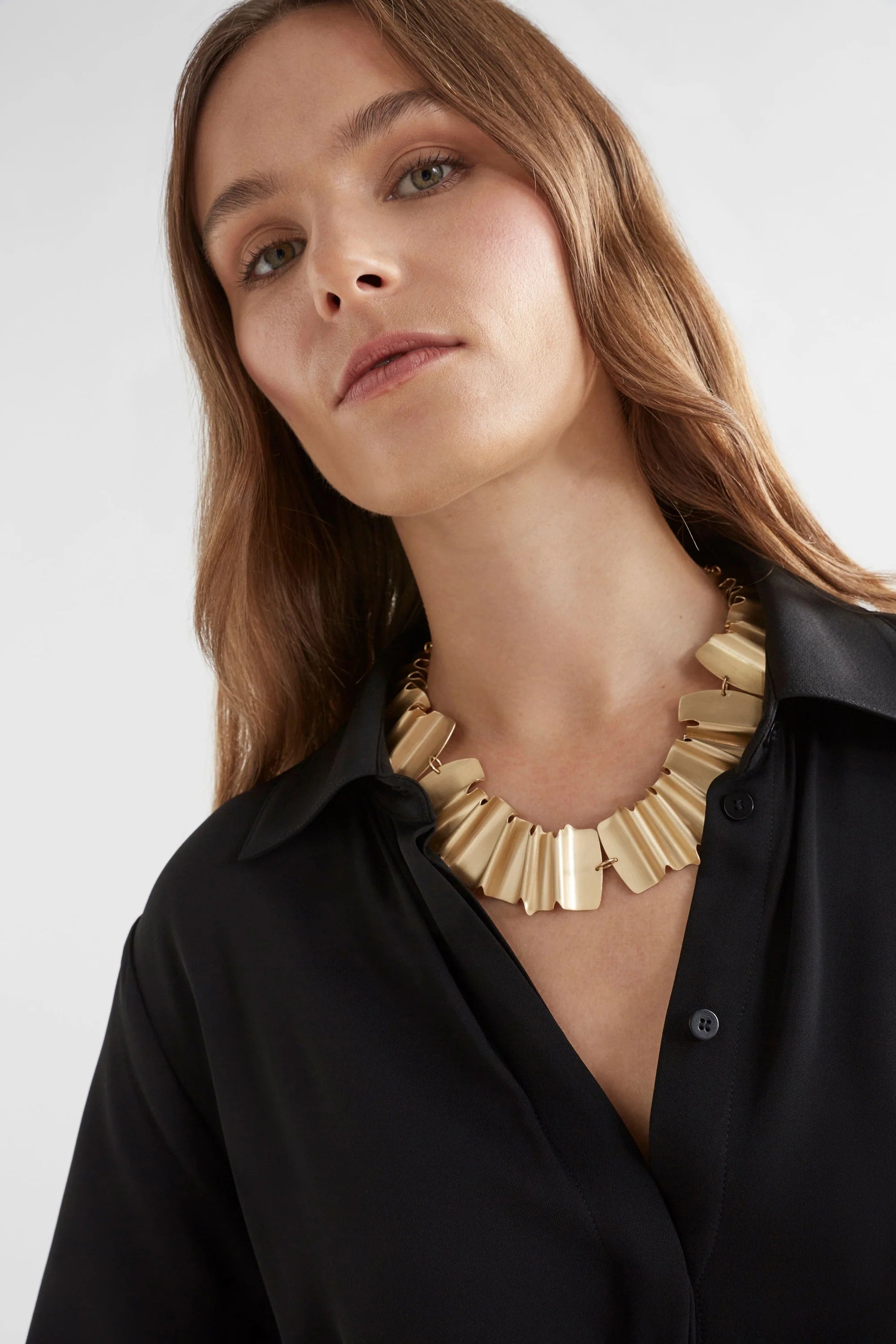 ELK Feldde Necklace - Elegant Handmade Jewelry for Women, Sterling Silver Pendant with Natural Gemstone, Perfect for Gifts, Parties & Everyday Wear