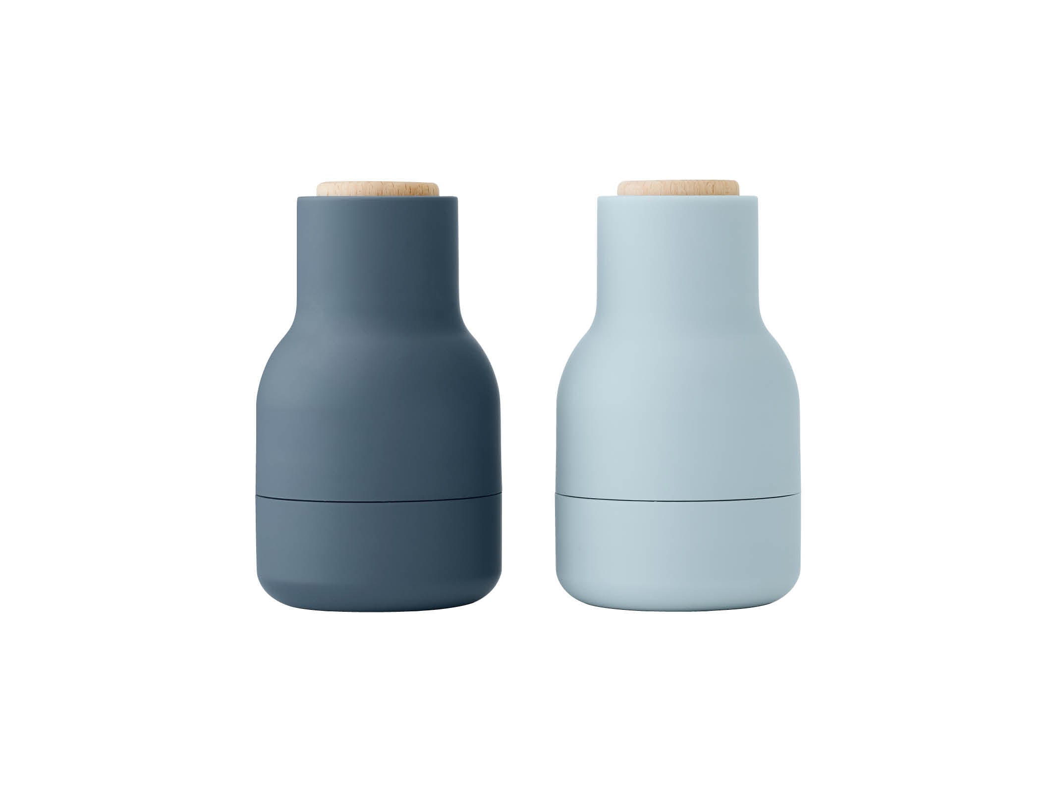 Premium Small Bottle Grinder Set of 2 - Perfect for Spices, Herbs & Salt - Ideal for Kitchen, Camping & Travel Use