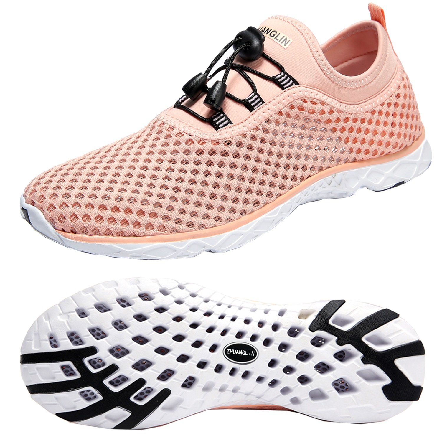 Women's Quick Drying Aqua Water Shoes - Lightweight Swim Shoes for Beach, Pool, Yoga & Water Sports | Non-Slip Barefoot Walking Shoes