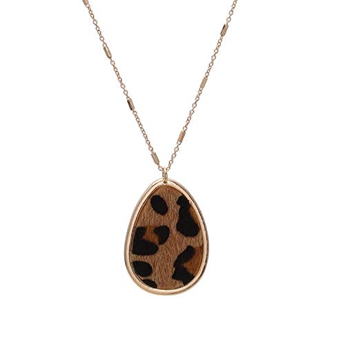 DuoYo Sterling Silver Abalone Teardrop Pendant Necklace for Women & Girls | Elegant Layering Jewelry for Date Night & Special Occasions
