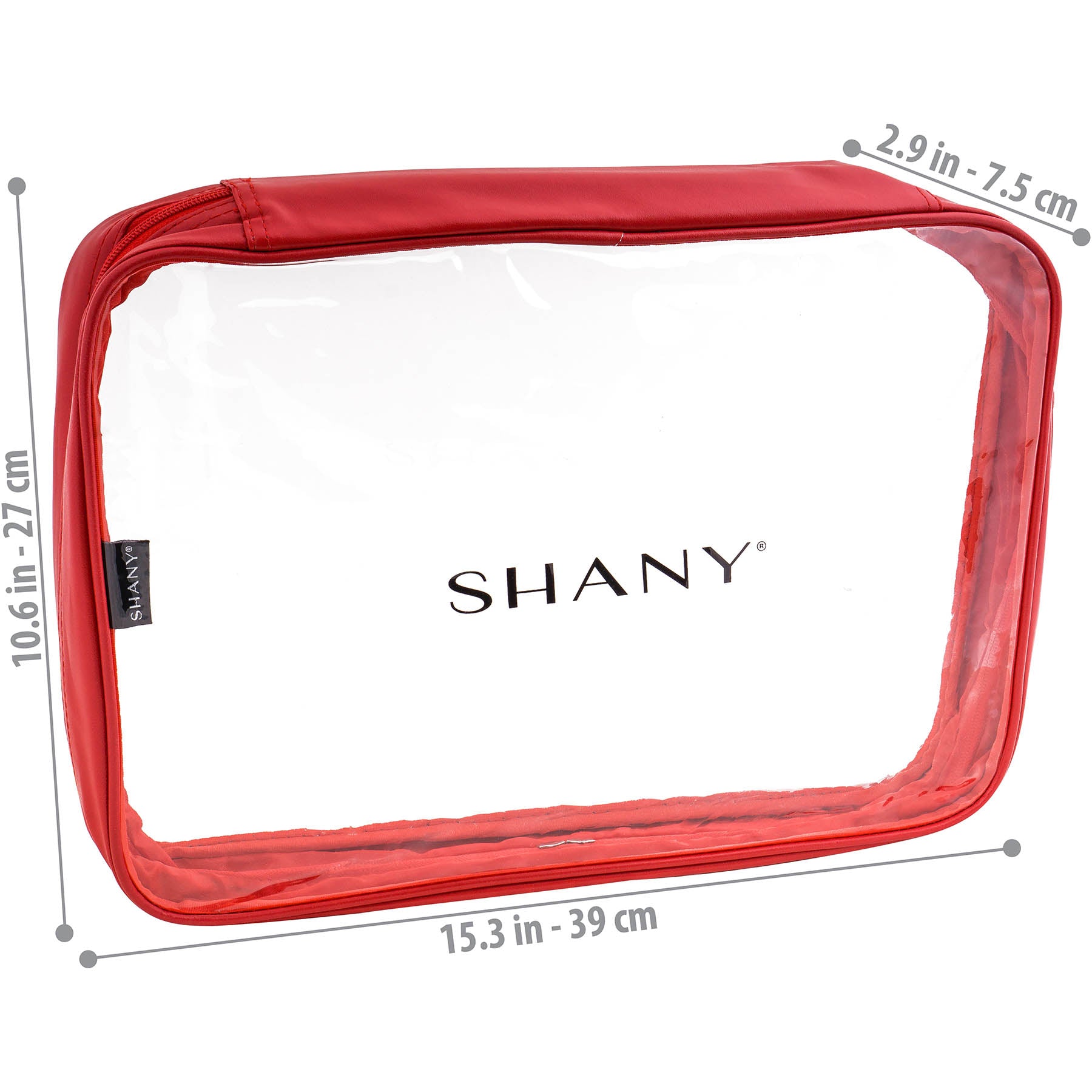 Clear PVC X-Large Cosmetic Organizer Bag - Waterproof Travel Makeup Storage Case for Women, Perfect for Travel, Home, and Salon Use