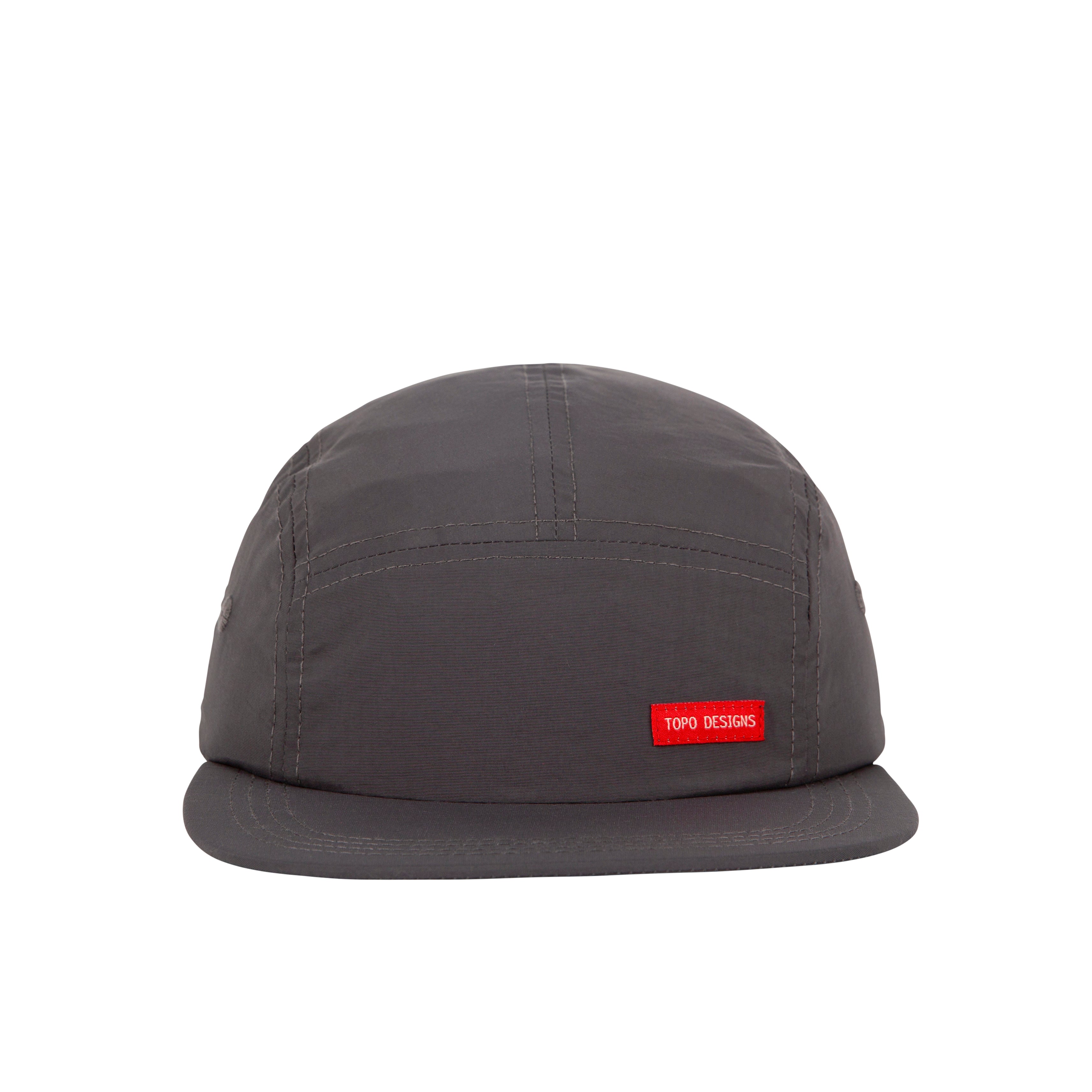 Topo Designs Nylon Camp Hat - Charcoal Outdoor Adventure Cap for Hiking, Camping & Travel | Sun Protection & Lightweight Design
