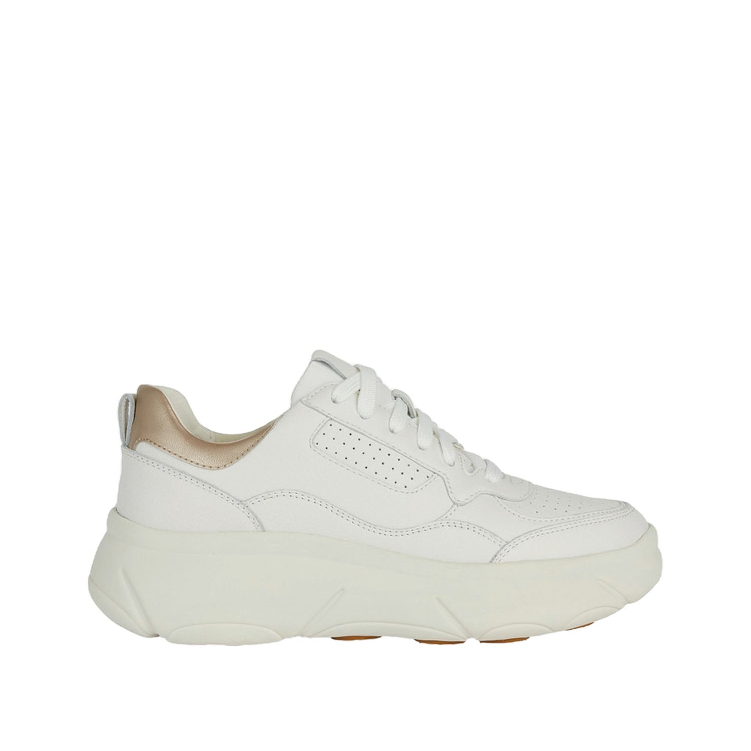 Geox Women's Nebula 2.0 X Sneakers - Breathable White Walking Shoes for Women | Comfortable Casual & Workout Shoes for Daily Wear
