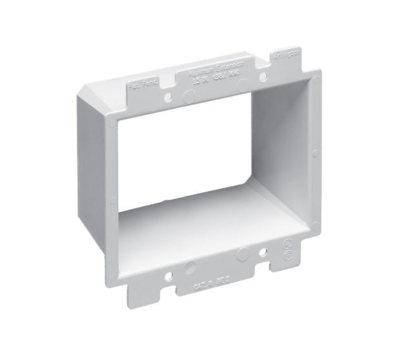 1-4 Gang Drywall Mounting Bracket Box Extender - Electrical Outlet Extender for Wall Plates, Switches & Receptacles - Ideal for Home Renovation & DIY Electrical Projects