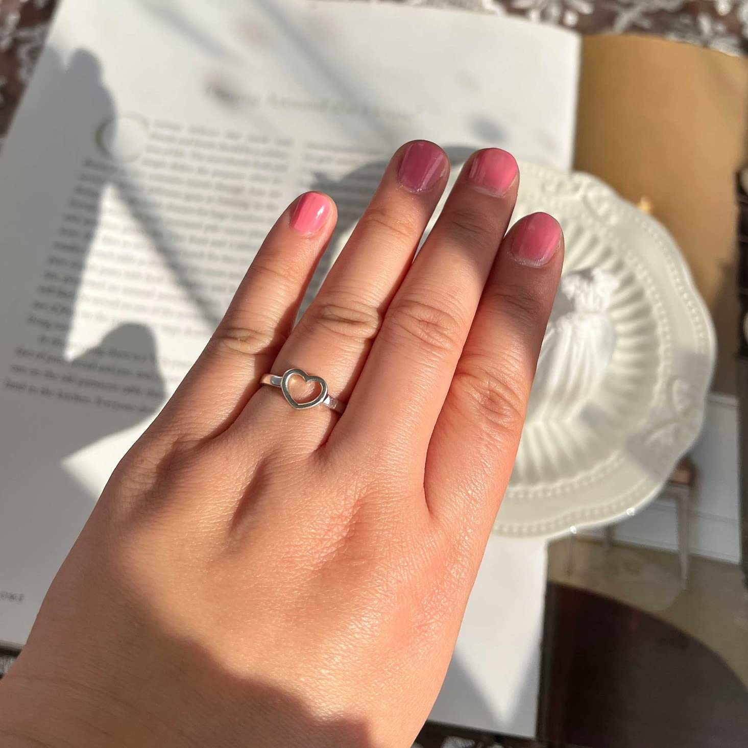 Custom Engraved Couple Rings - Sterling Silver Matching Love Bands for Anniversaries & Weddings