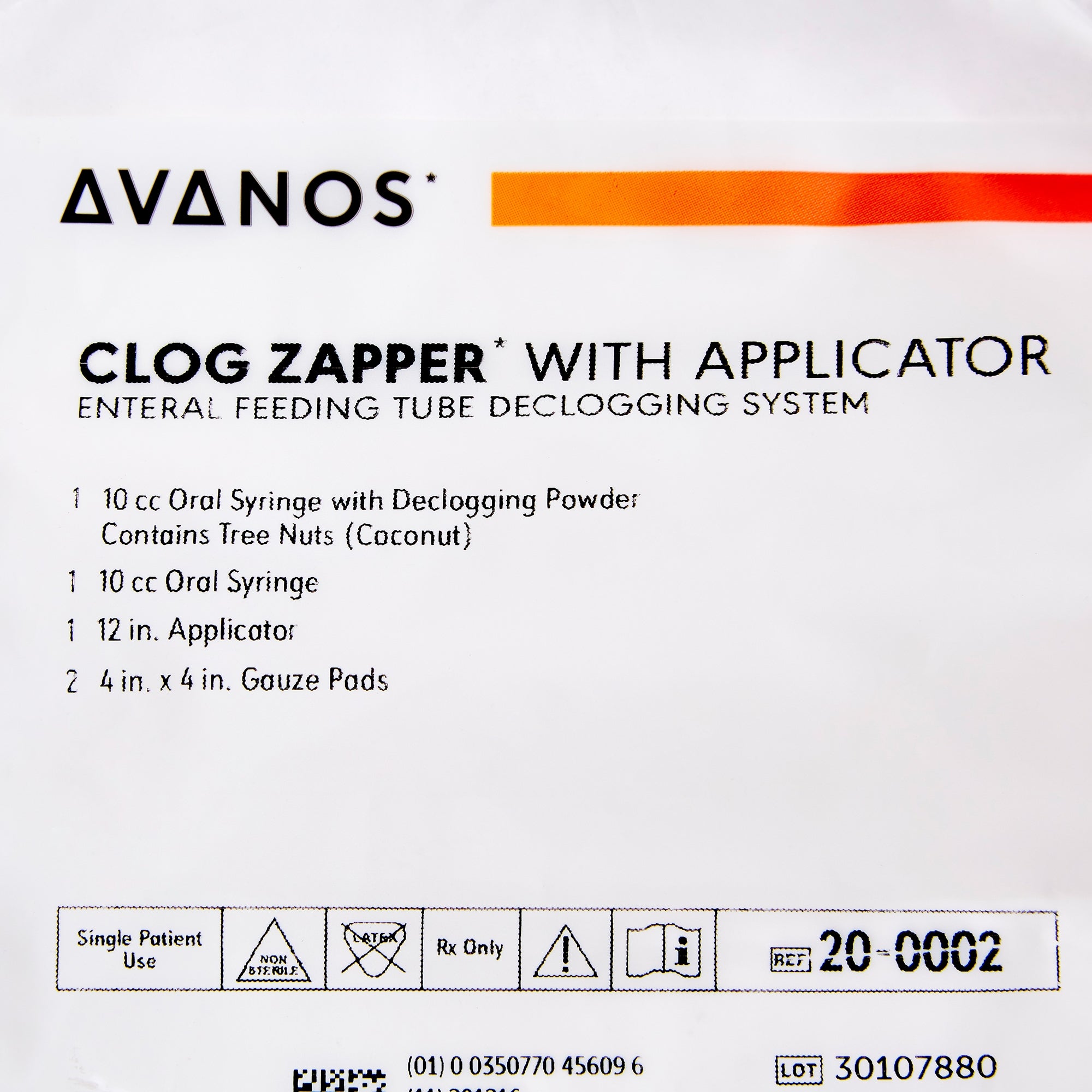 Corpak Clog Zapper Enteral Feeding Tube Declogging System - Medical Device for Clearing Blocked Feeding Tubes in Hospitals & Home Care