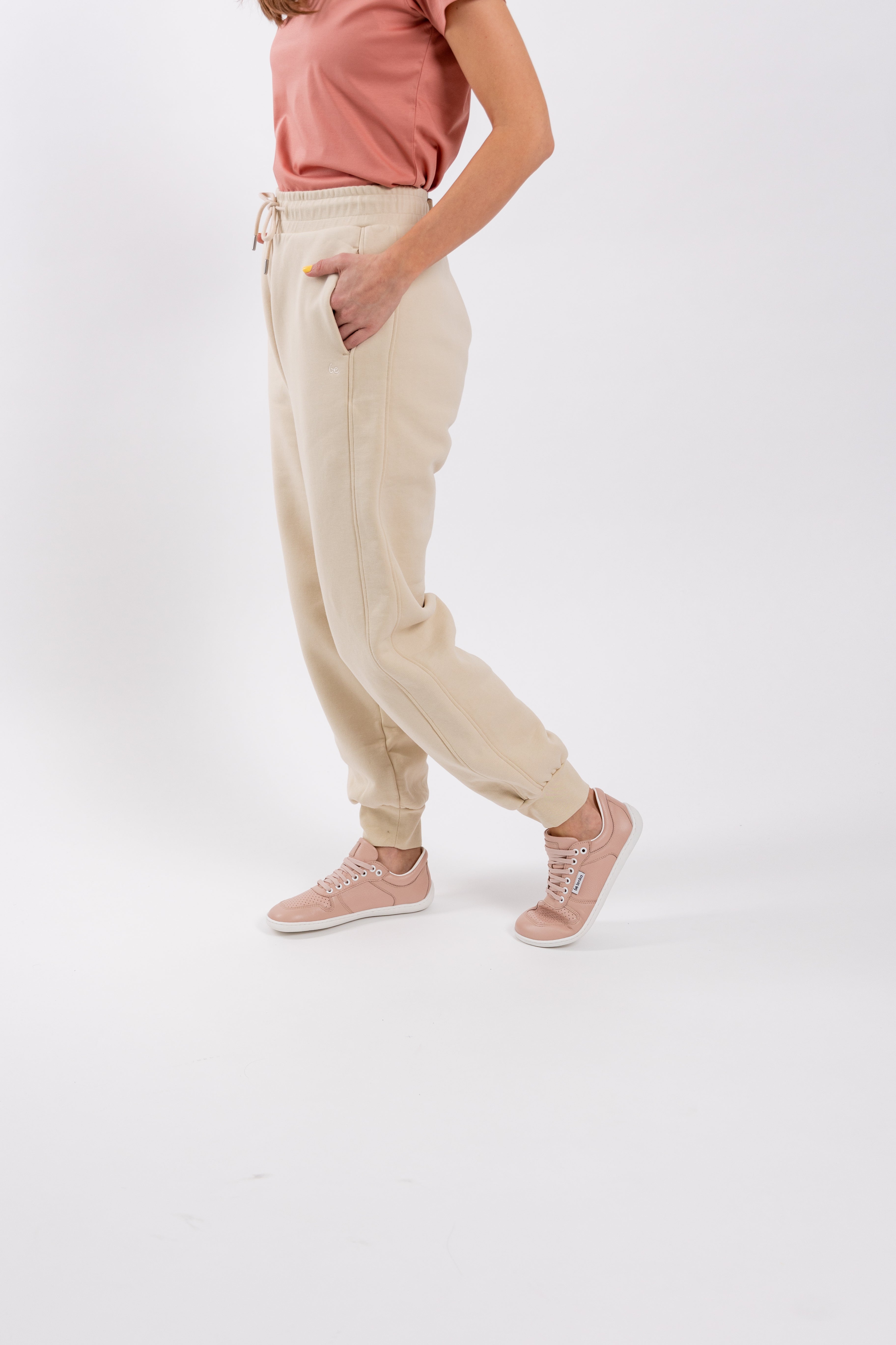 Be Lenka Essentials Women's Sweatpants - Soft & Comfortable Lounge Pants for Women, Beige | Perfect for Yoga, Running, Gym & Casual Wear