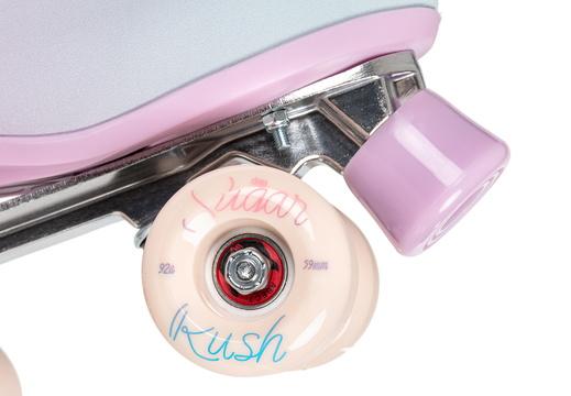 Chaya Melrose Deluxe Pastel Roller Skates for Women - Outdoor & Indoor Quad Skates with Lightweight Aluminum Frame - Perfect for Rink, Park, Street Skating and Fitness