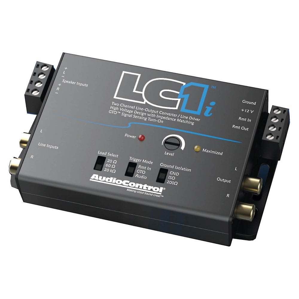 AudioControl LC1i 2 Channel 400W Line Output Converter for Car Audio System - Perfect for Amplifier Installation & Speaker Upgrades