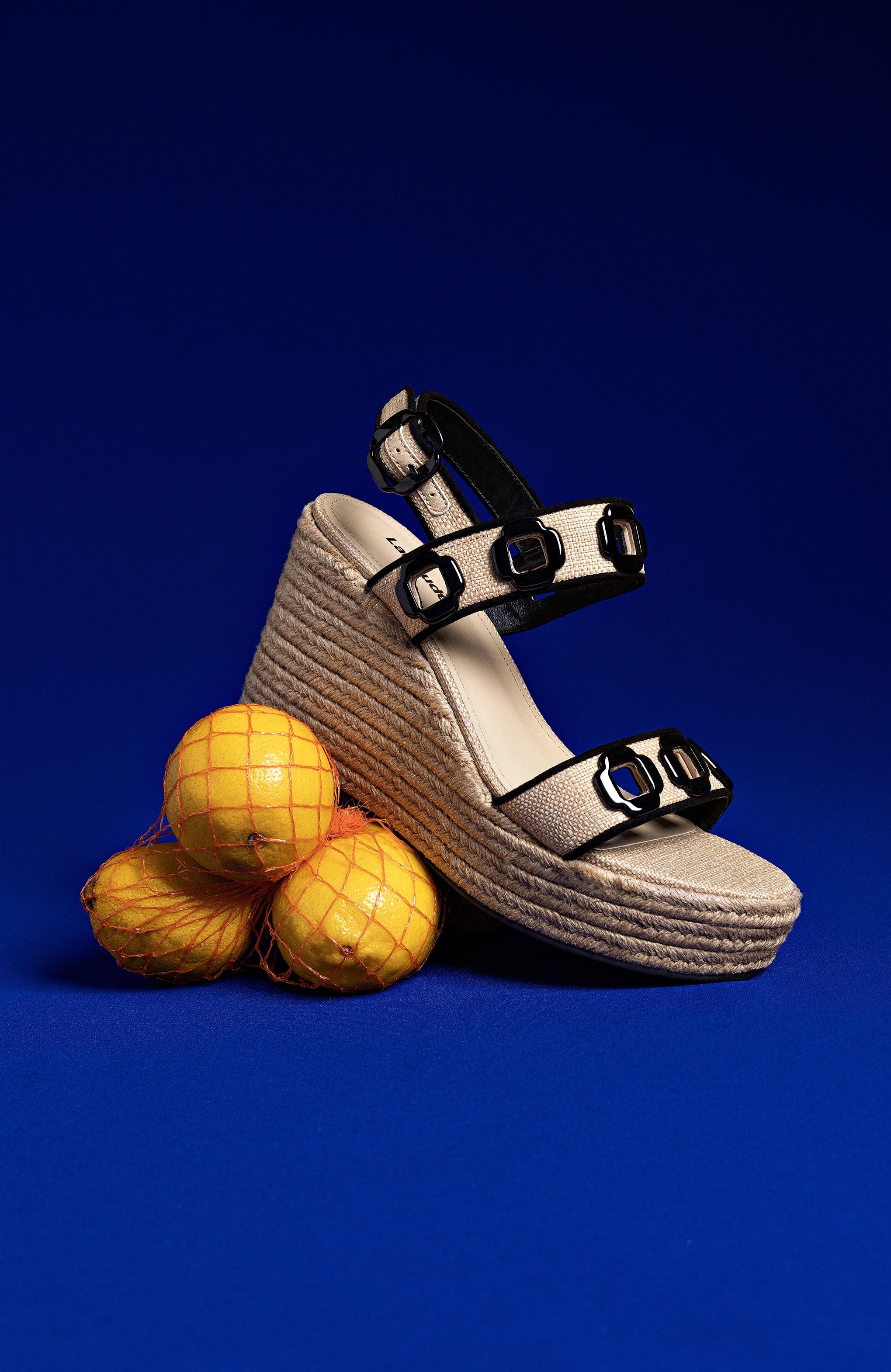 Milan Espadrille Women's Beige Raffia Sandals with Black Trimming - Comfortable Summer Casual Shoes for Beach, Vacation & Everyday Wear