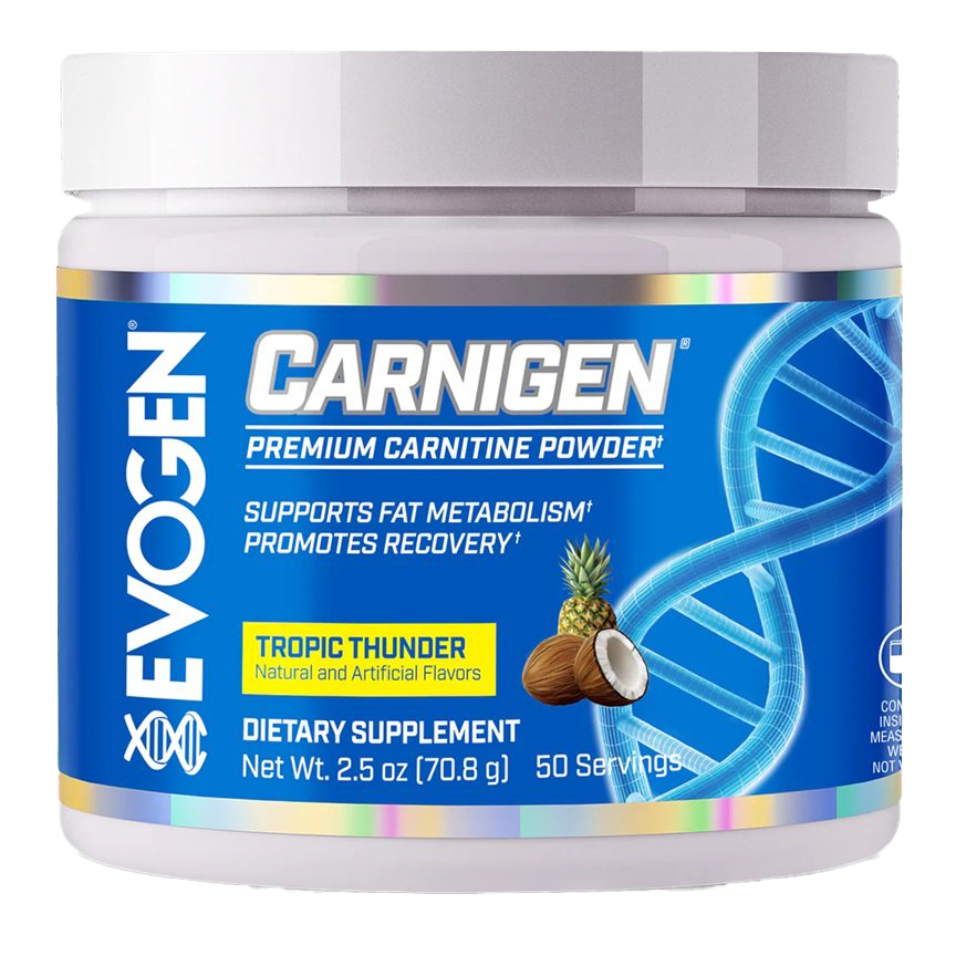 Evogen Carnigen Powder 70.8g - Premium Carnitine Supplement for Energy & Fat Loss - Pre Workout & Athletic Performance Booster