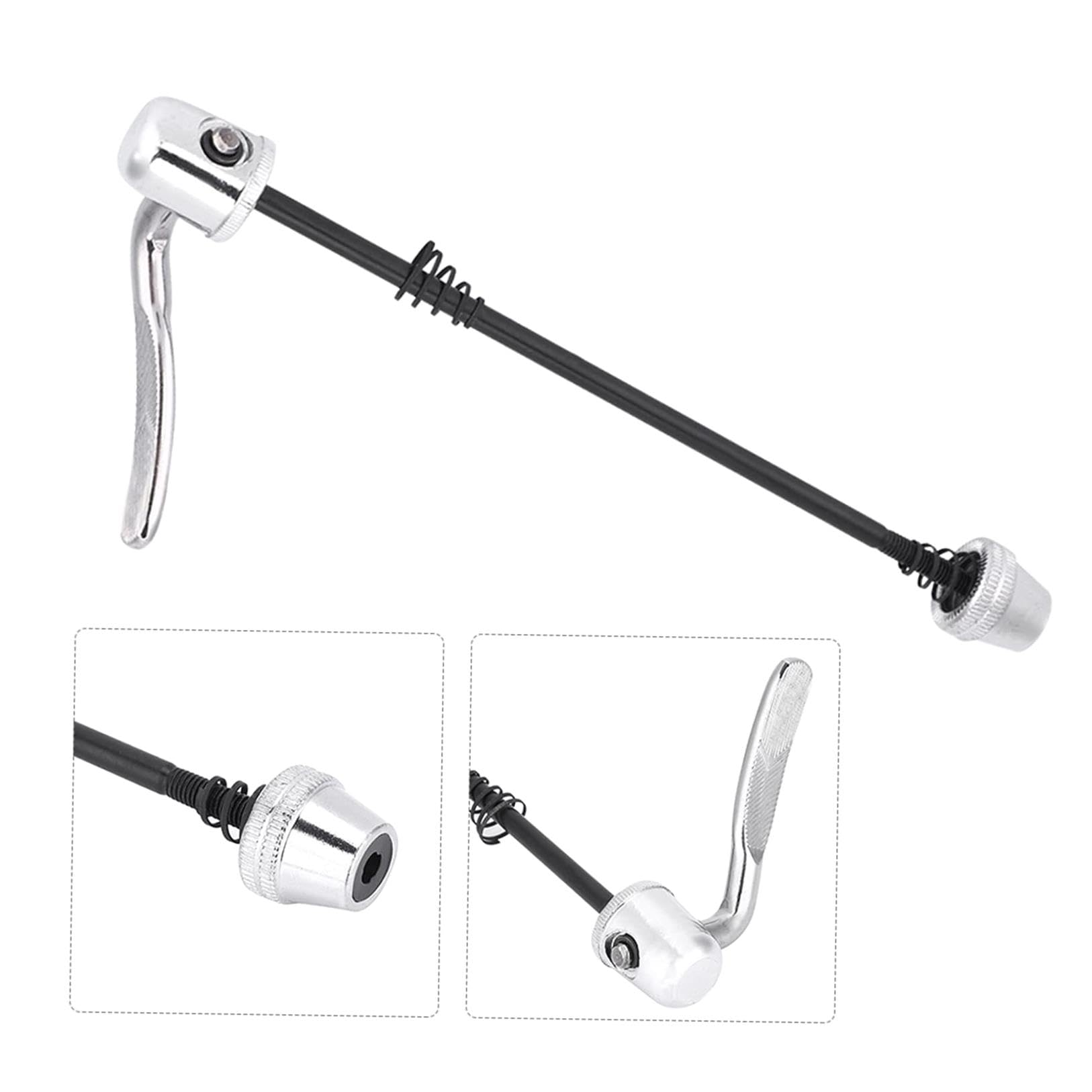 Premium Steel Bike Quick Release Skewer Set - Lightweight & Durable Mountain Bike Wheel Accessory for Indoor Cycling Trainer & Outdoor Riding (Size 1) - Perfect for Road Bikes, Spin Classes & Home Workouts