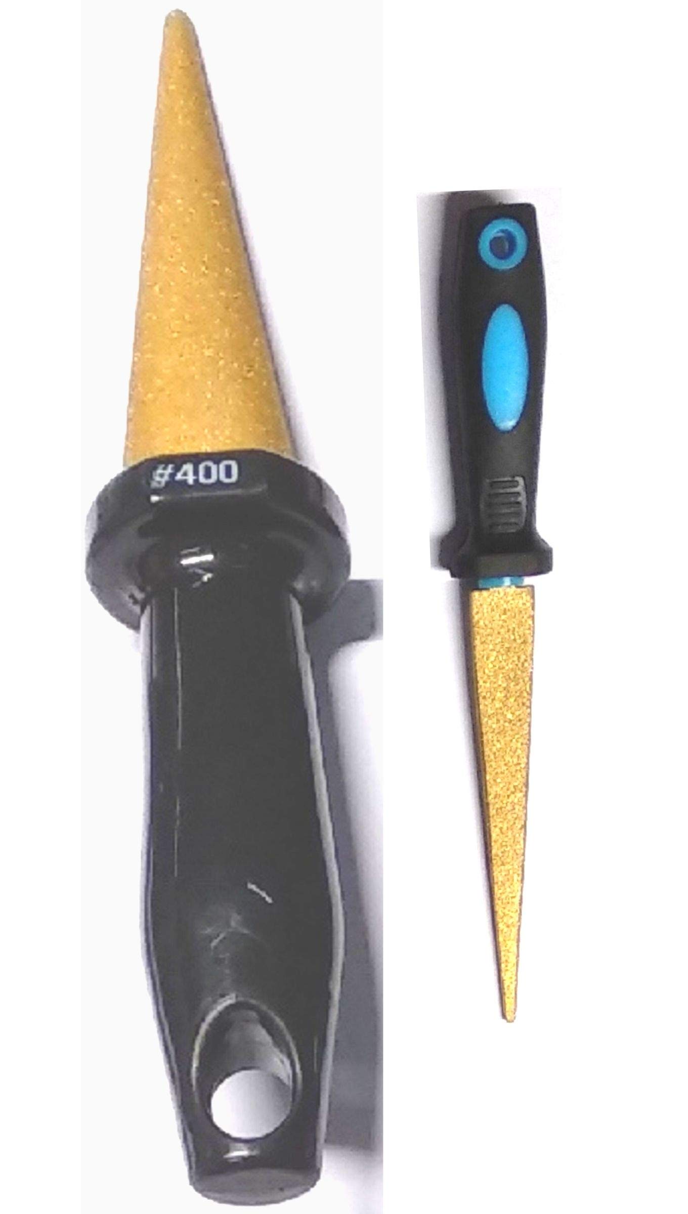 Premium Diamond Sharpening Stone Set of 2 - Professional Knife Sharpener & Whetstone for Kitchen Knives, Hunting Blades & Hand Tools - Ideal for Home Chefs, Outdoor Enthusiasts & DIY Projects