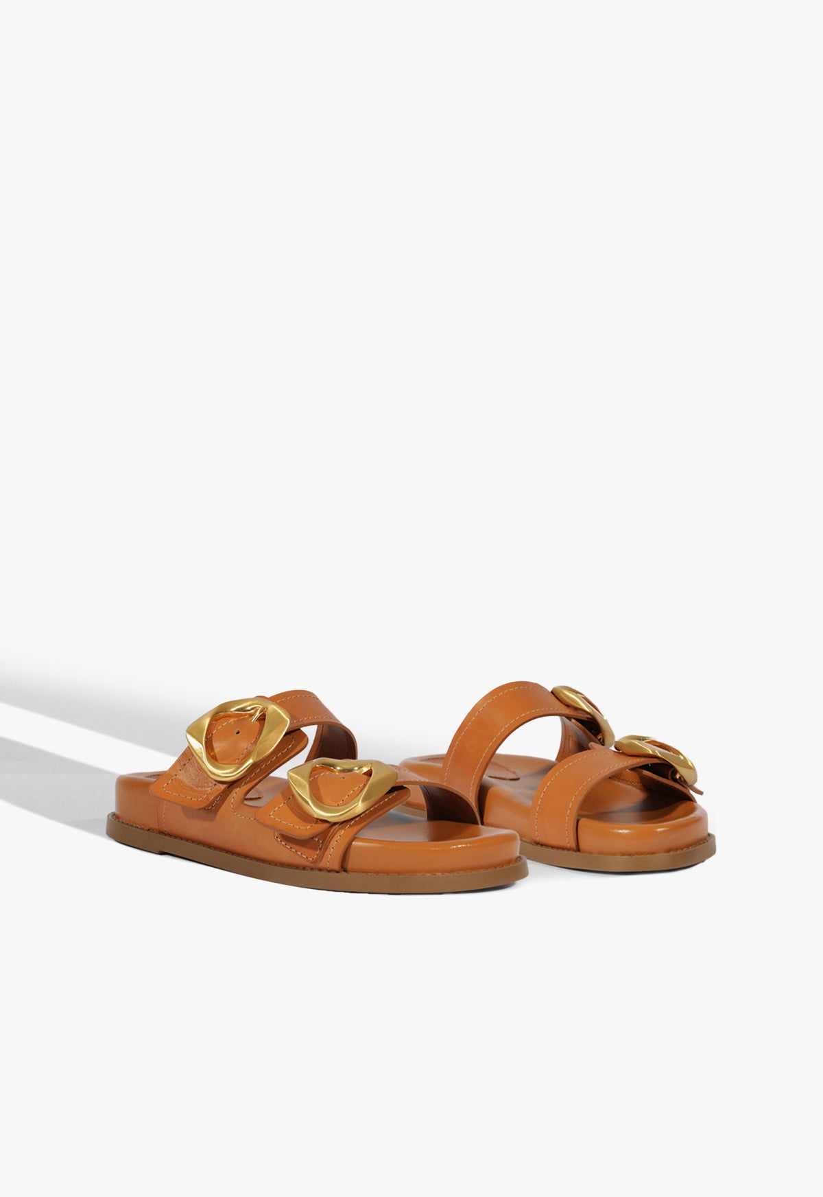 Olga Women's Brown Leather Sport Sandals - Comfortable & Stylish Casual Walking Shoes for Summer, Beach, and Outdoor Activities