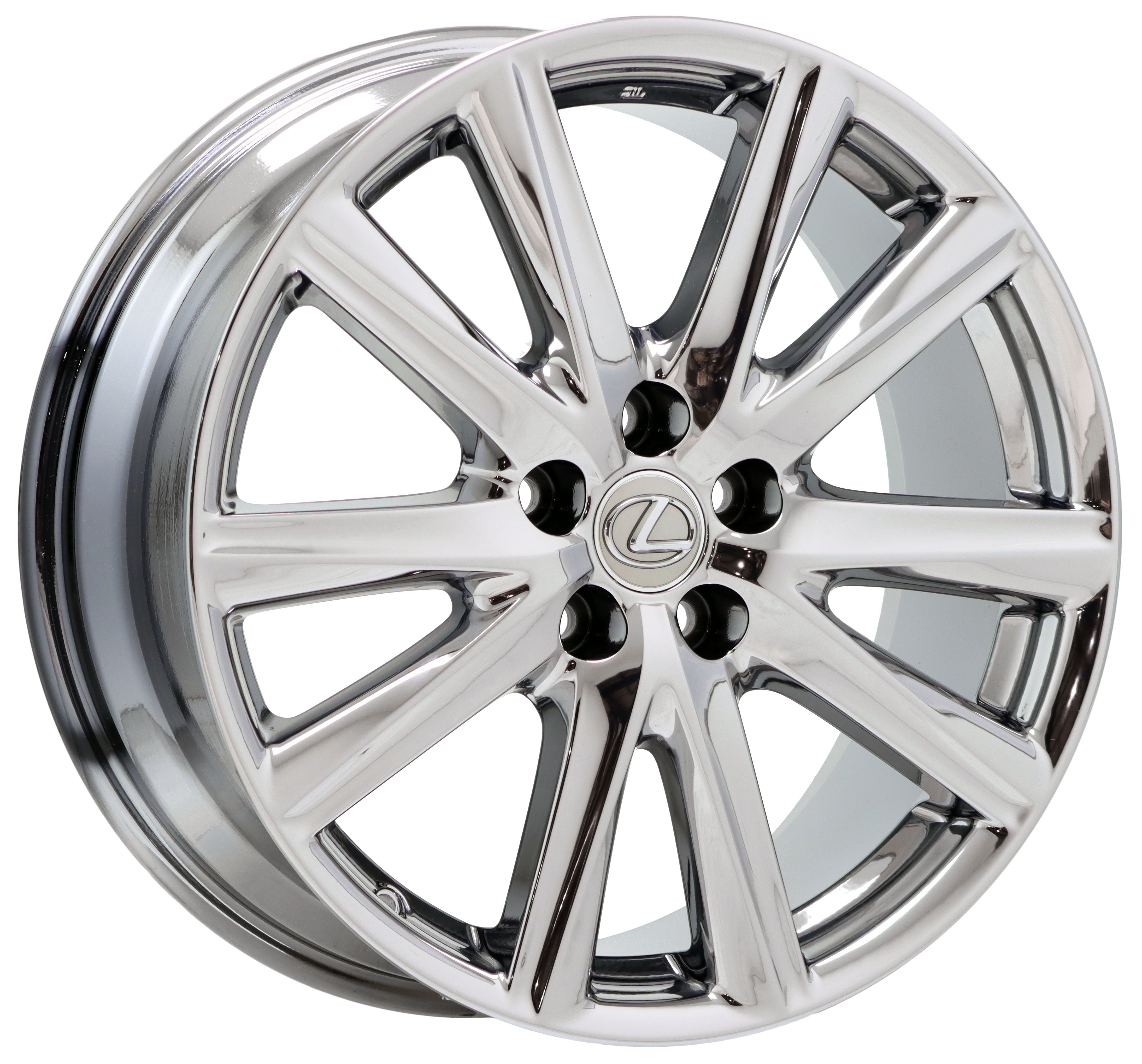 19 Lexus GS350 GS450 Bright Chrome Wheel Rim Factory OEM 74270 74296 - Perfect for Replacement & Car Upgrades