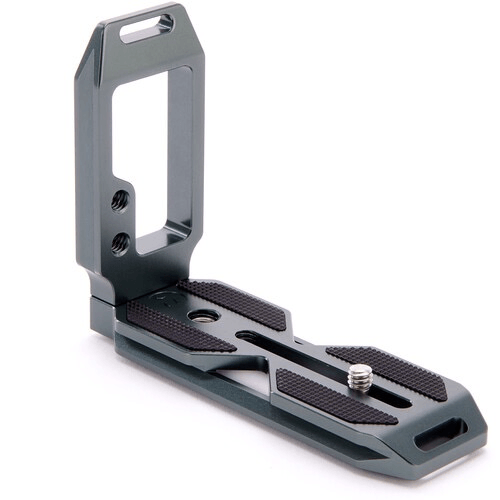 3 Legged Thing QR11 FBC 2.0 Universal L Bracket for DSLR Cameras - Metallic Slate Gray - Compatible with Canon, Nikon, Sony - Perfect for Landscape & Portrait Photography