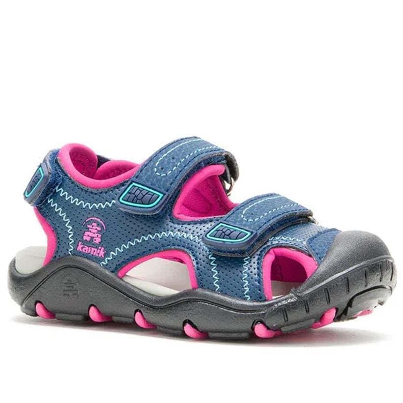Kamik Seaturtle 2 Toddler Sandals - Waterproof Beach Shoes for Boys & Girls - Comfortable Kids' Summer Sandals for Outdoor Play, Pool & Beach Activities