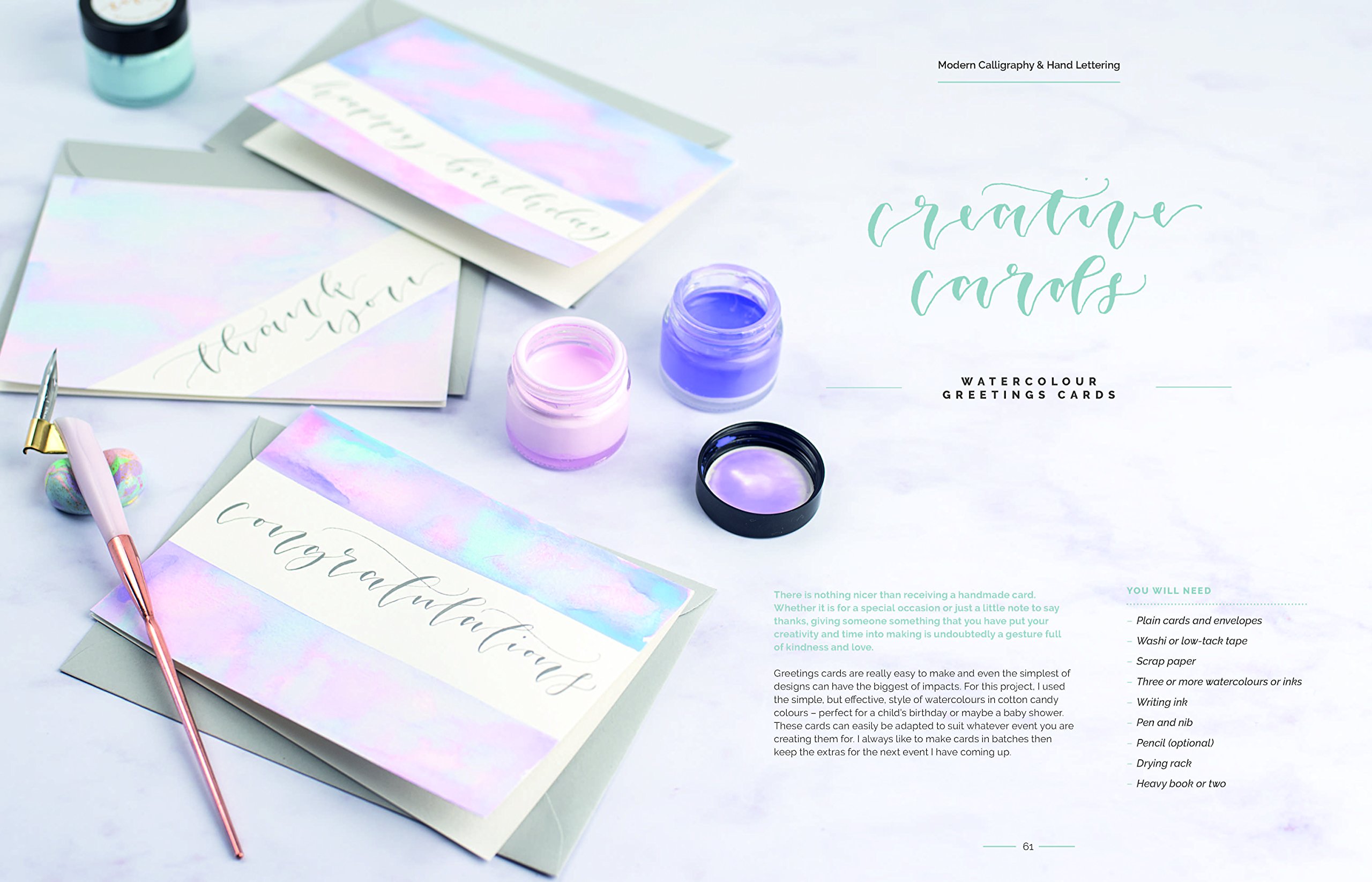 Modern Calligraphy and Hand Lettering Book - Learn Beautiful Handwriting Techniques for Wedding Invitations, Greeting Cards & DIY Projects (Haynes Manuals)