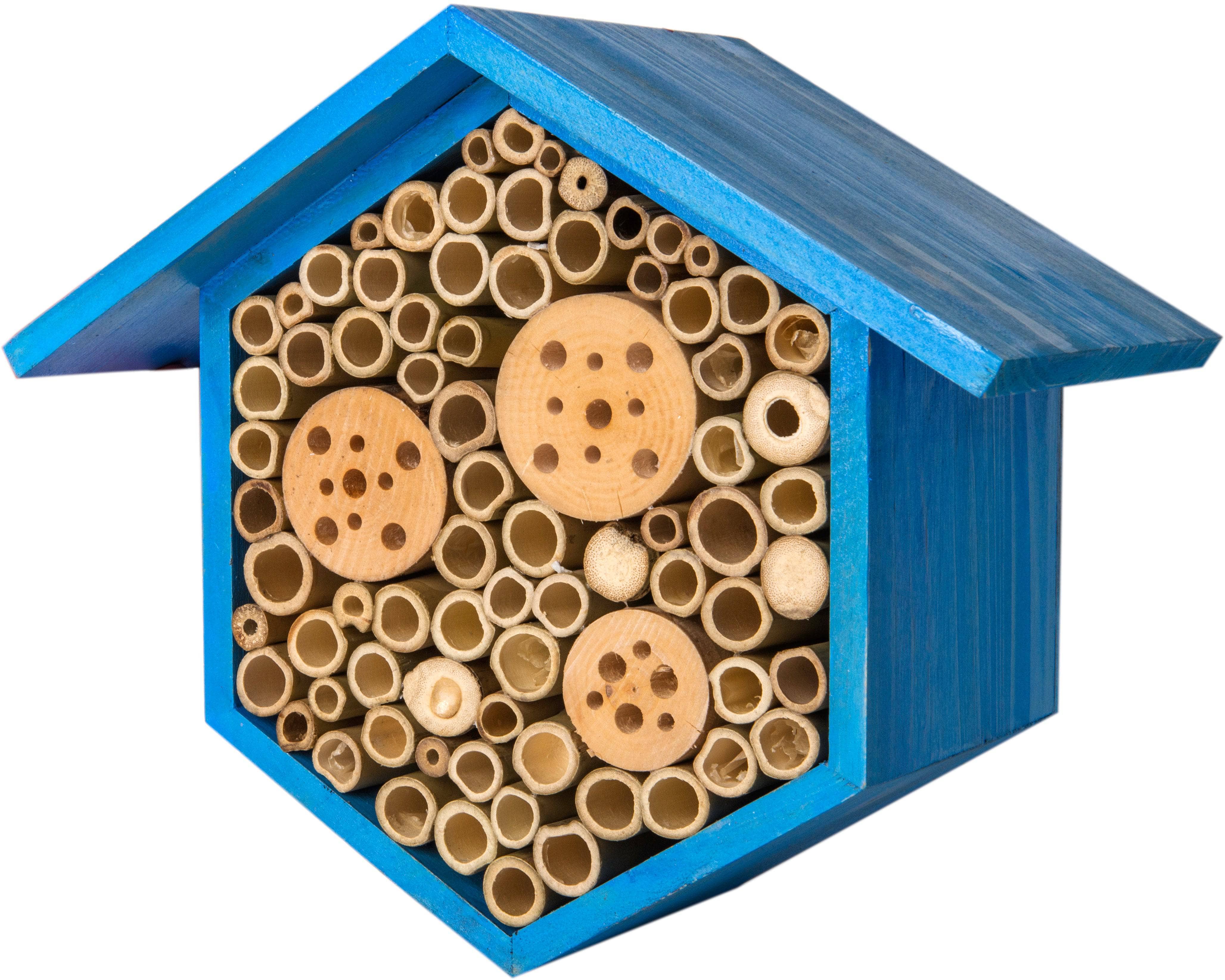 Beneficial Bug House Hibiscus Blue - Natural Pest Control for Gardens & Outdoor Plants | Attracts Ladybugs & Pollinators