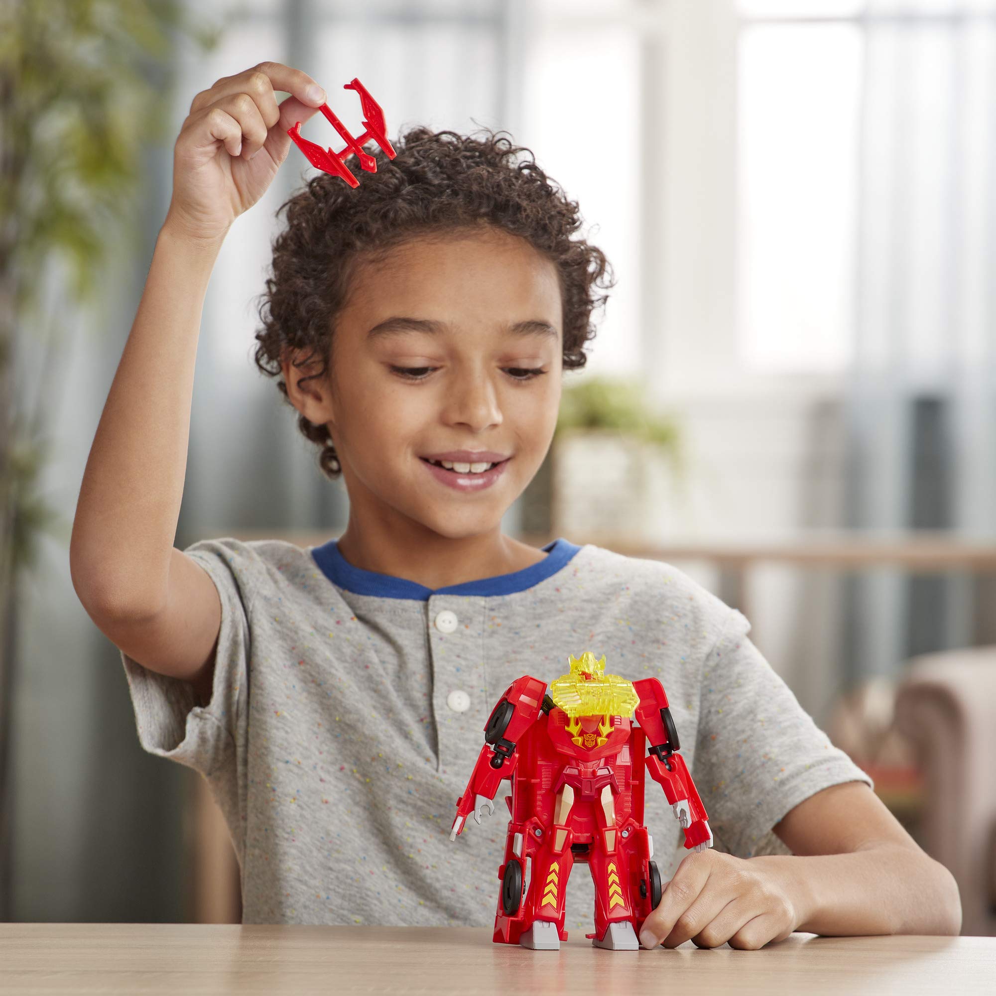 Transformers Cyberverse Ultra Hot Rod Action Figure – Collectible Robot Toy for Kids & Adults – Perfect for Display, Play & Gifting